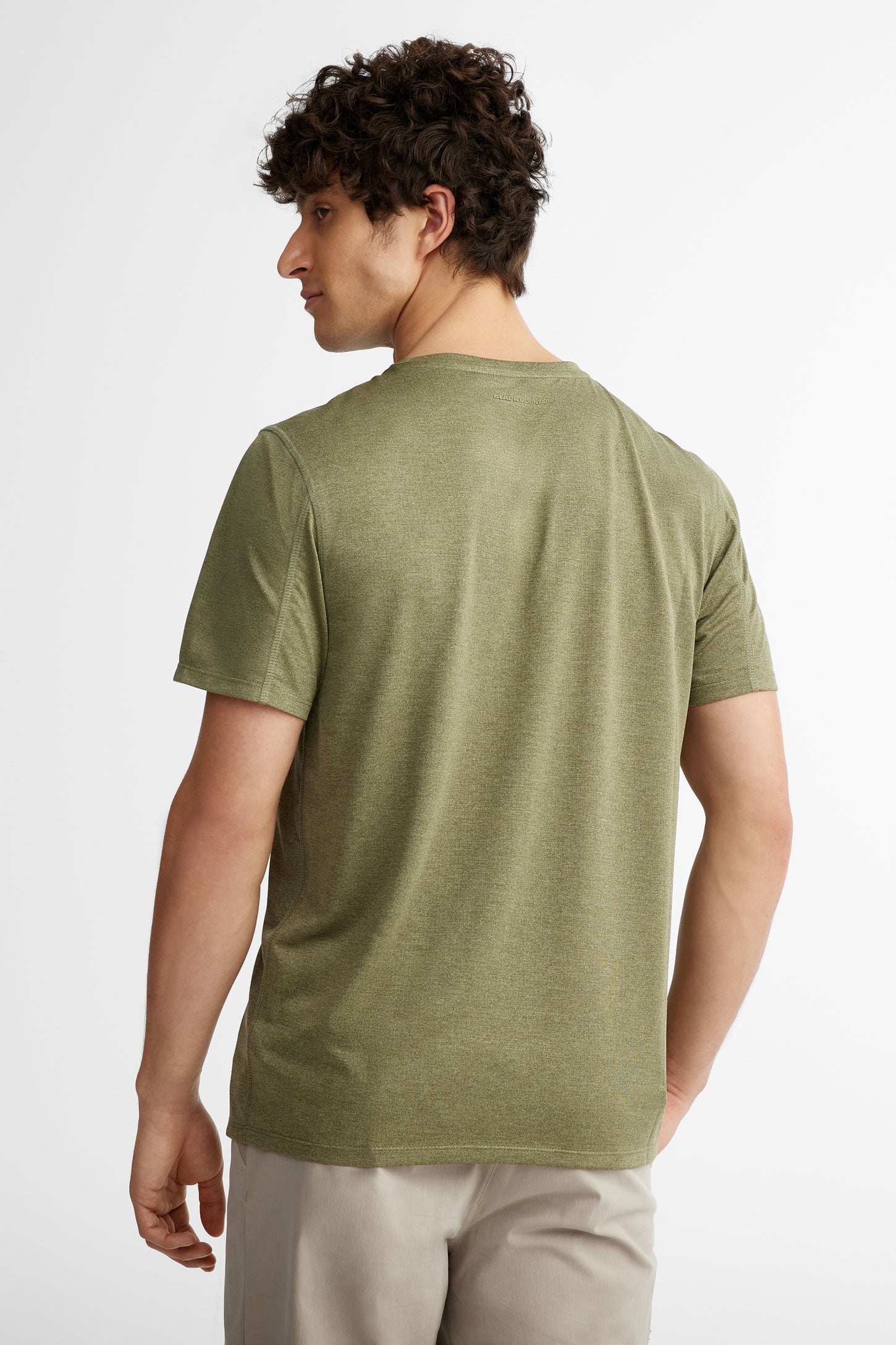 T-shirt col rond imprimé BM, 2/50$ - Homme && KAKI