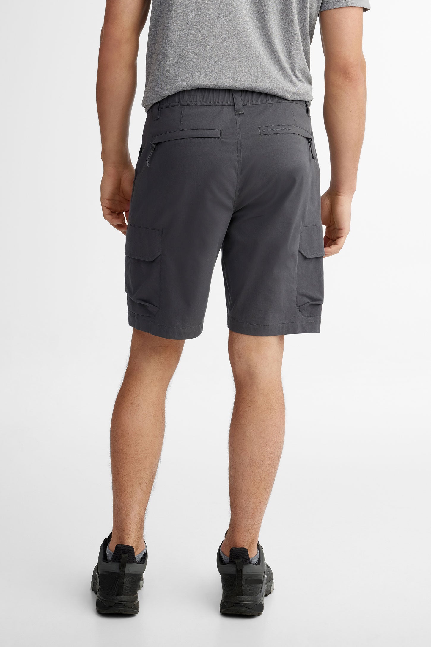 Short cargo en coton BM - Homme && CHARBON