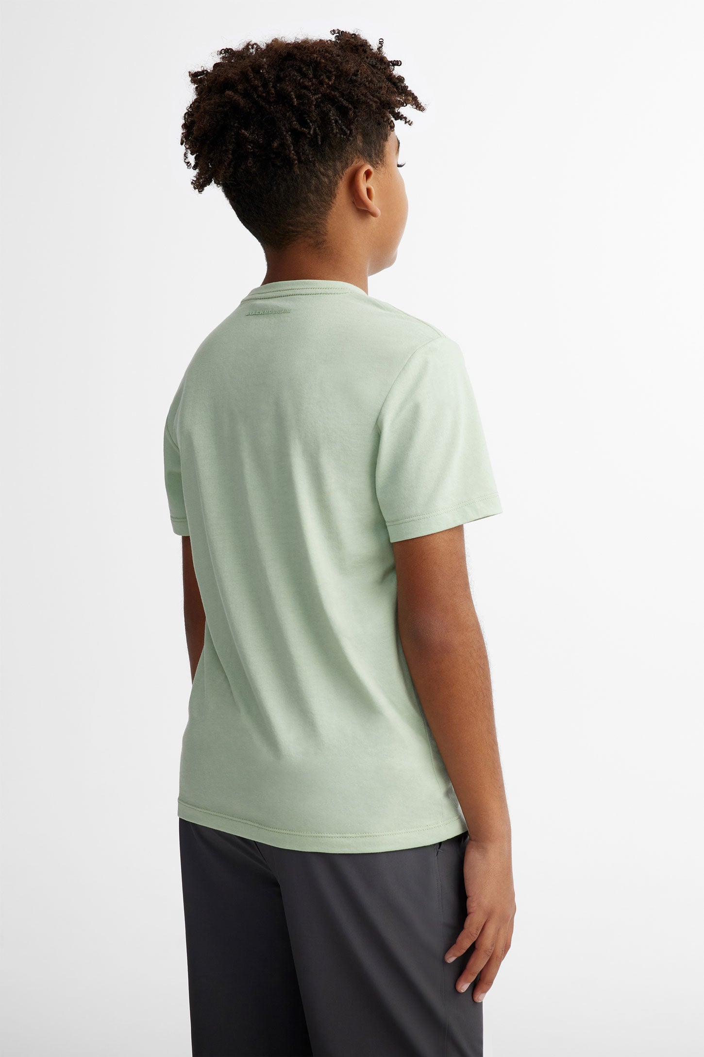 T-shirt col rond coton bio BM, 2/40$ - Ado garçon && MENTHE