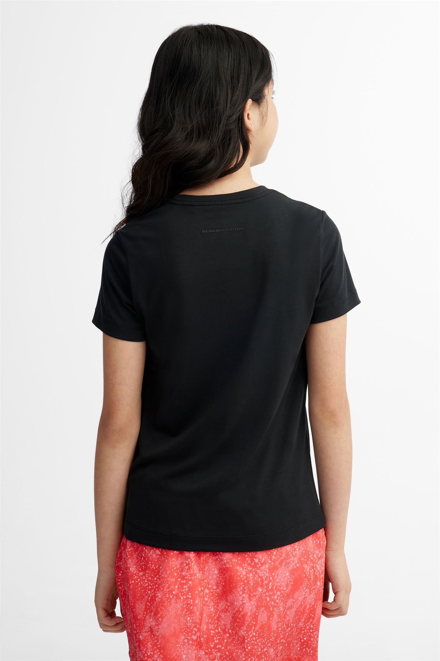 T-shirt col rond en Lyocell BM, 2/40$ - Ado fille && NOIR