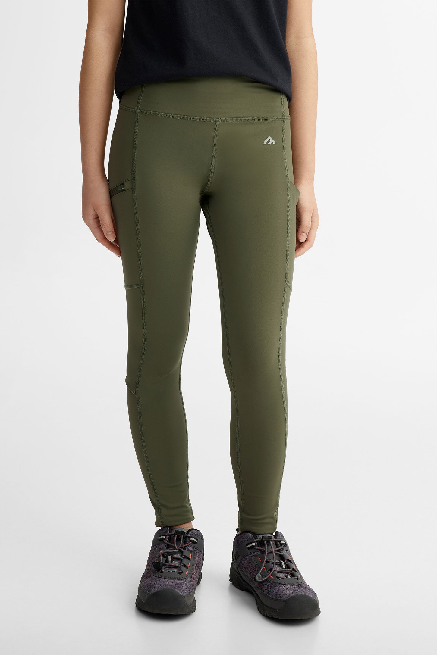 Legging compression BM - Ado fille && KAKI