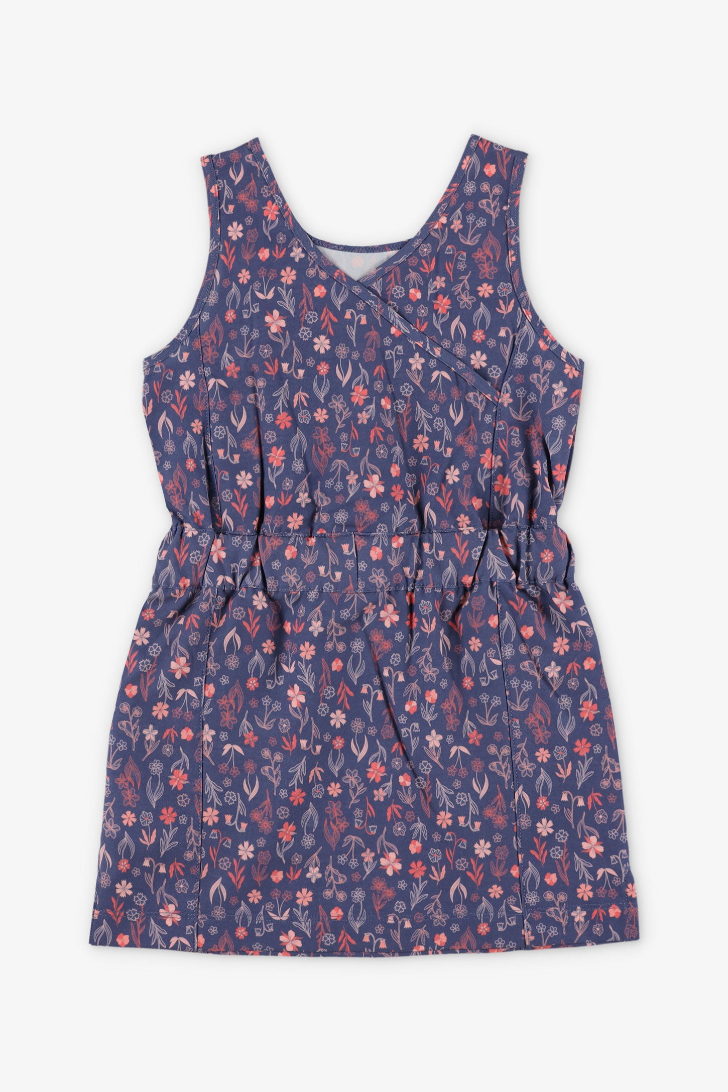 Robe à poches BM - Enfant fille && BLEU MULTI