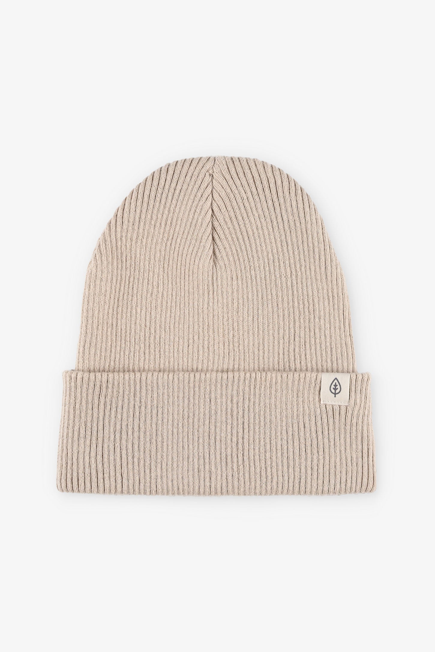 Tuque à revers en tricot - Enfant fille && BEIGE