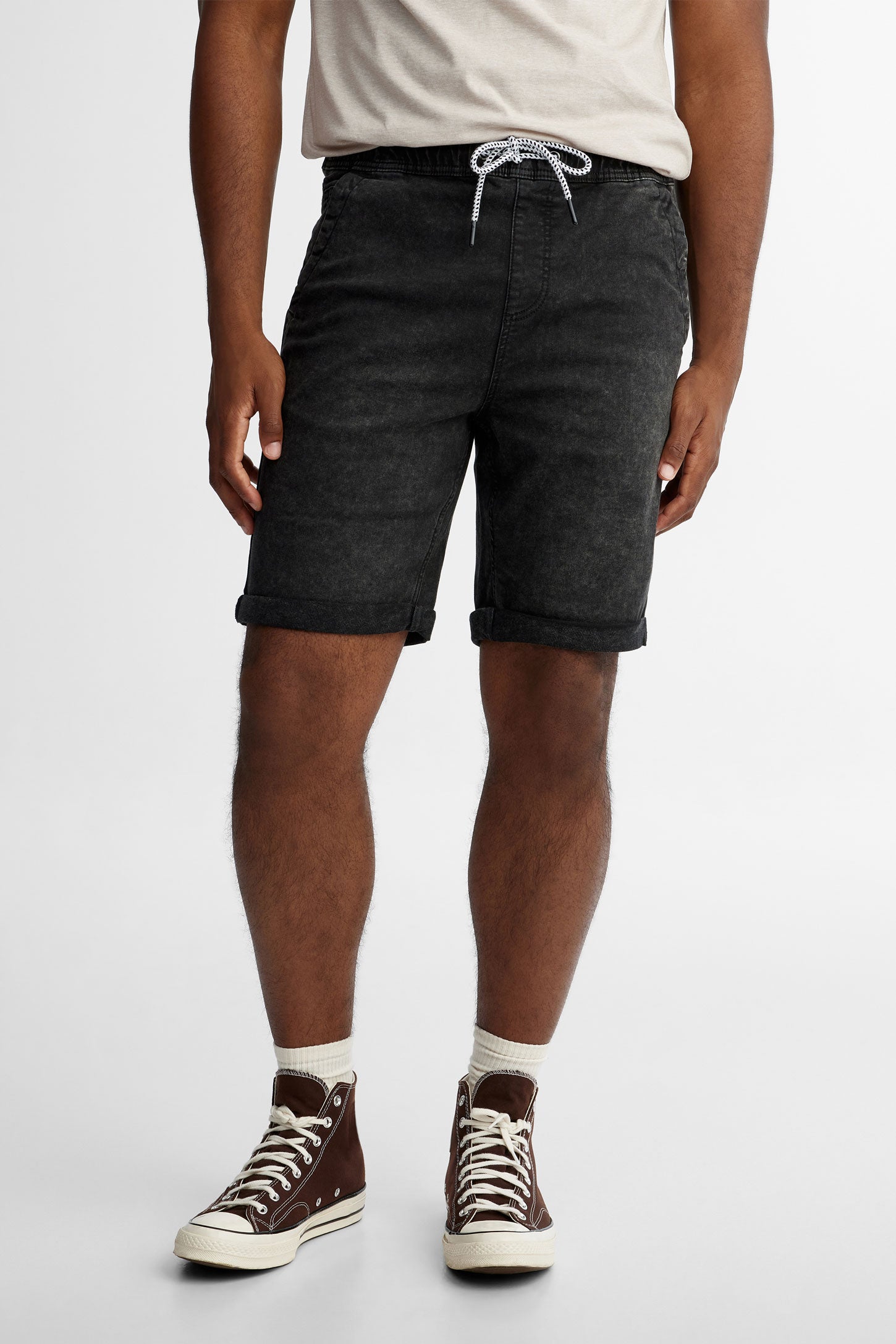 Denim shorts Men