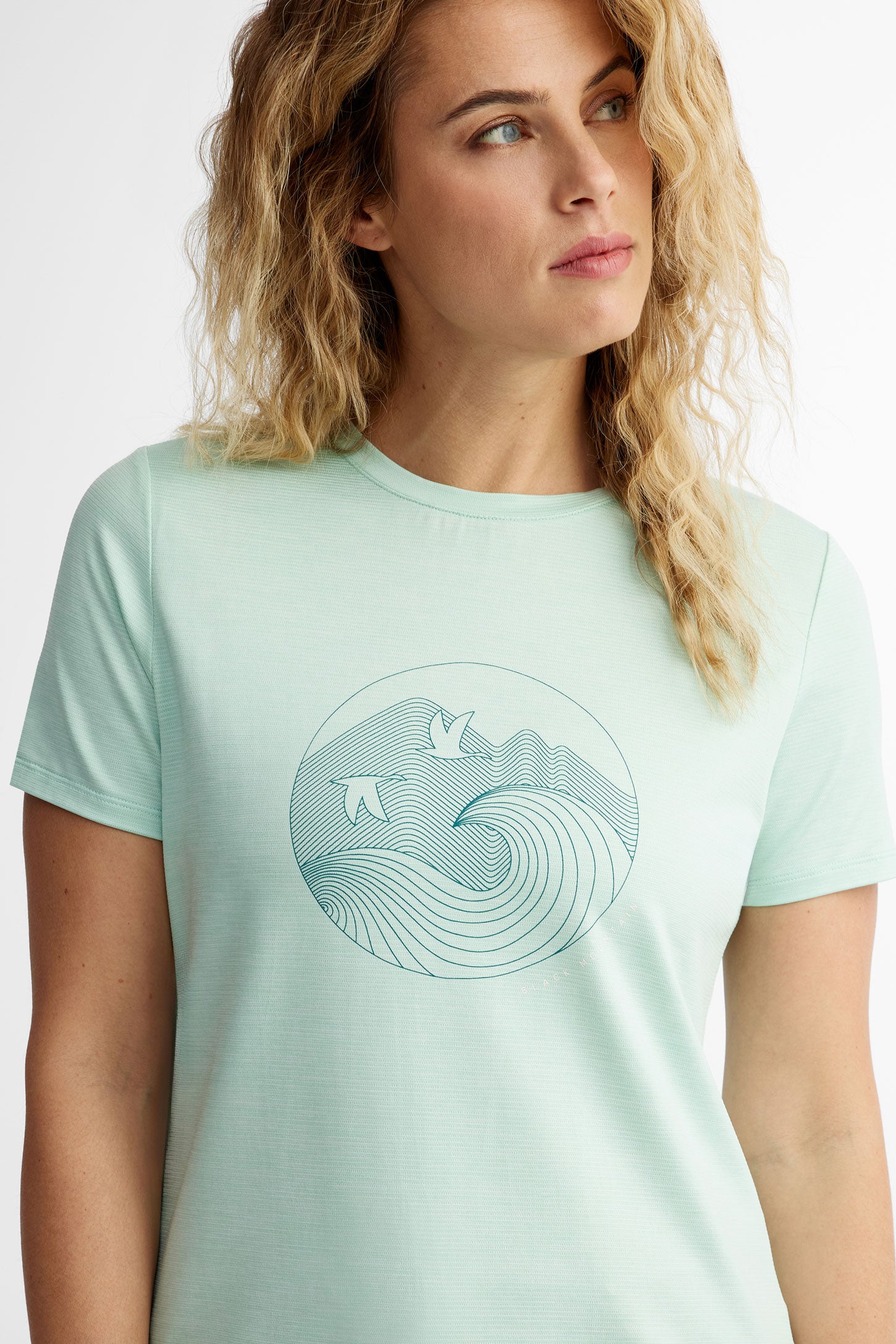 T-shirt imprimé BM - Femme && MENTHE