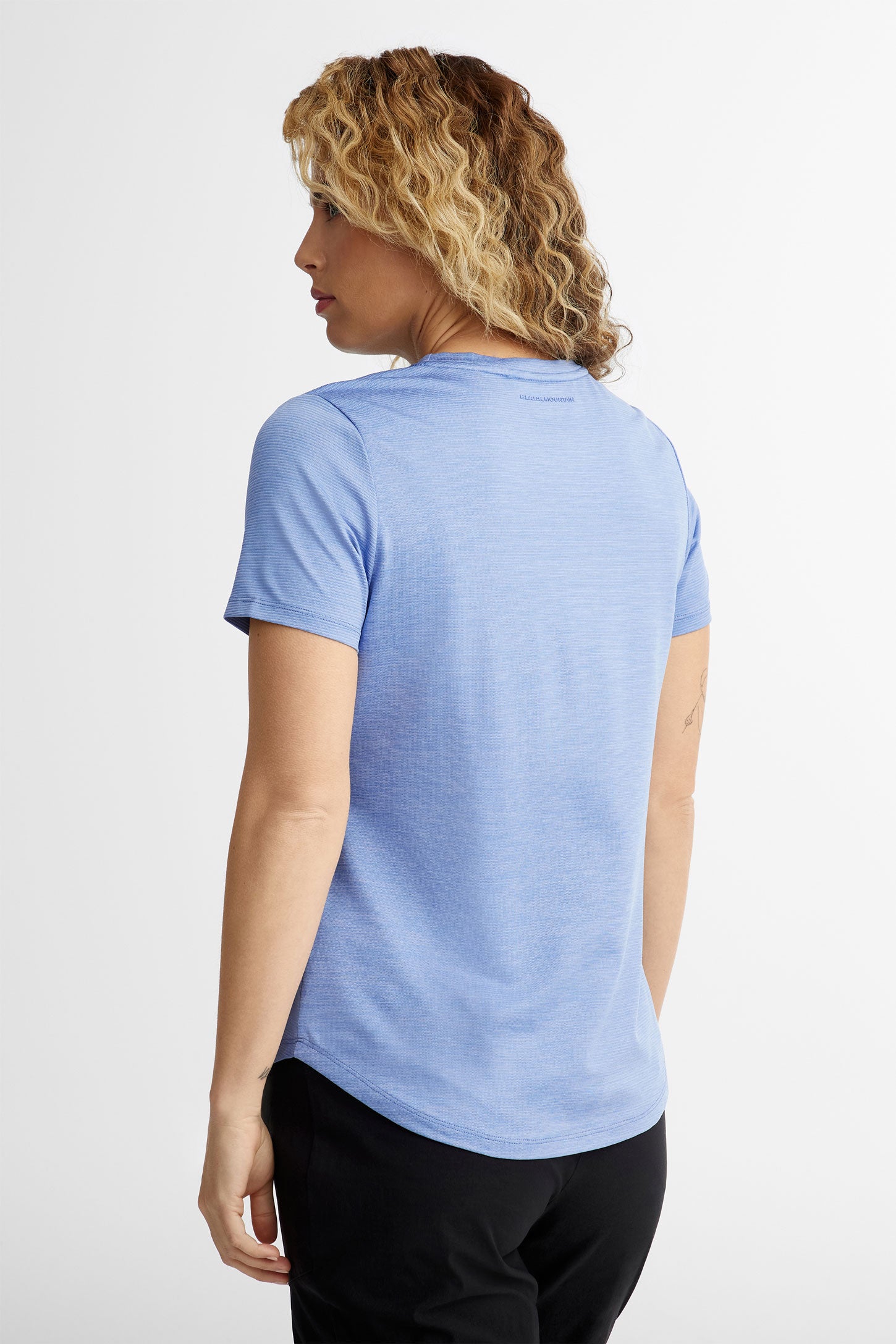 T-shirt imprimé BM - Femme && BLEU MIXTE