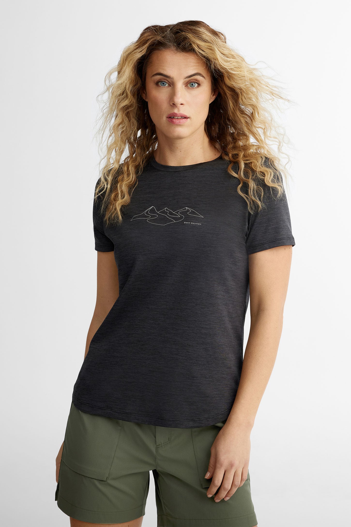 T-shirt imprimé BM - Femme && NOIR/MULTI