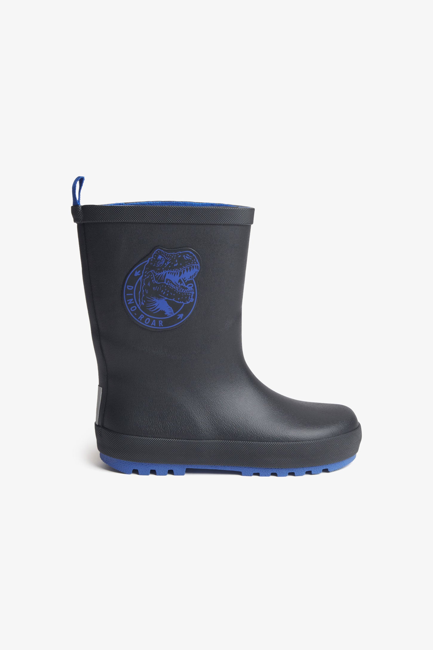 Prix pop, Bottes de pluie doublées dinosaure - Enfant garçon && NOIR