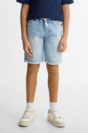 Short en jeans - Ado garçon && BLEU PALE