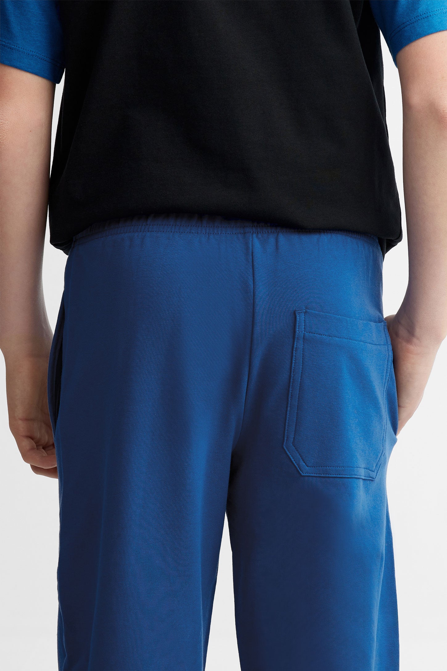 Pantalon jogger ouaté - Ado garçon && BLEU