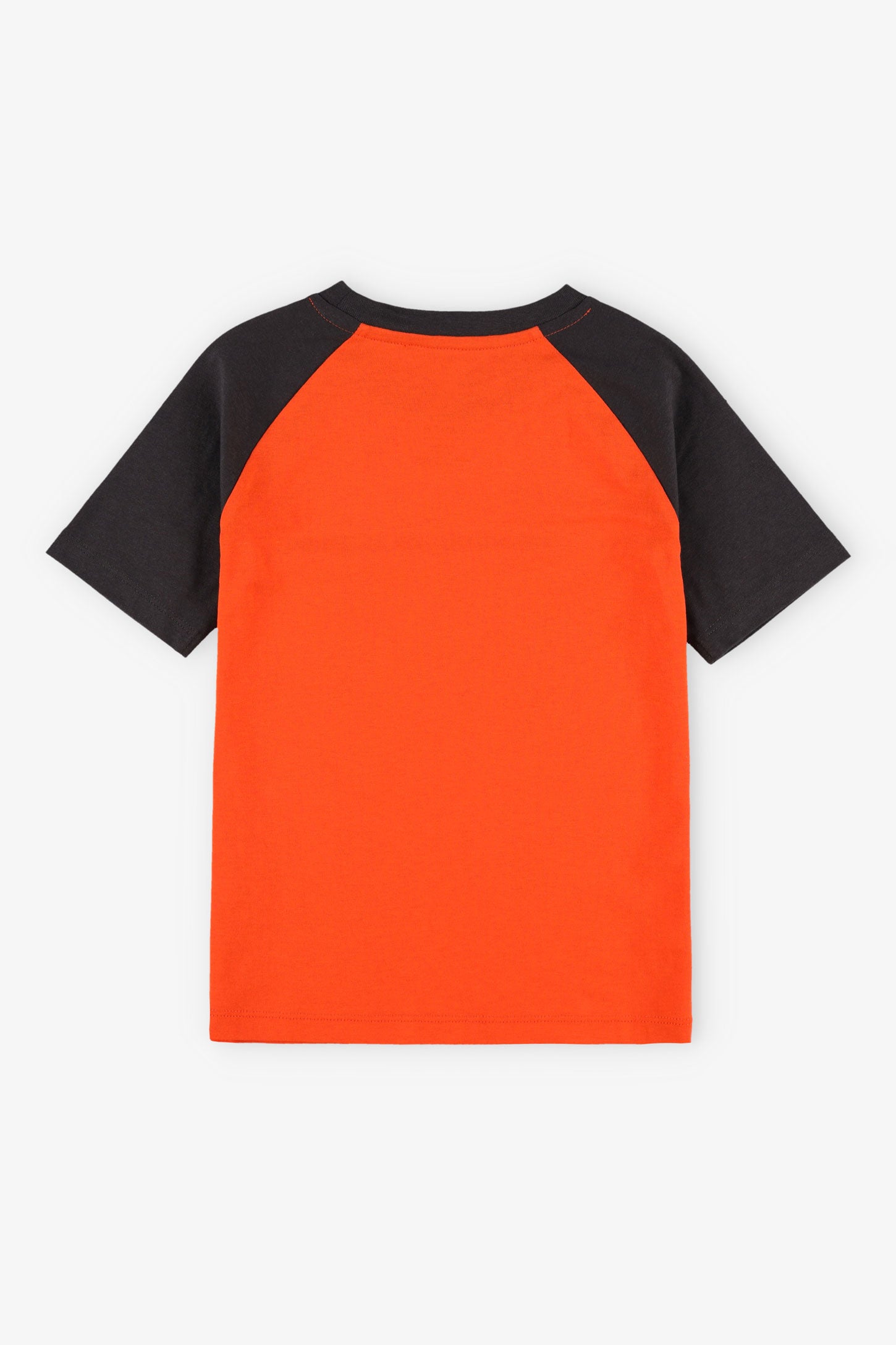 Duos futés, T-shirt imprimé en coton, 2/20$ - Enfant garçon && ORANGE