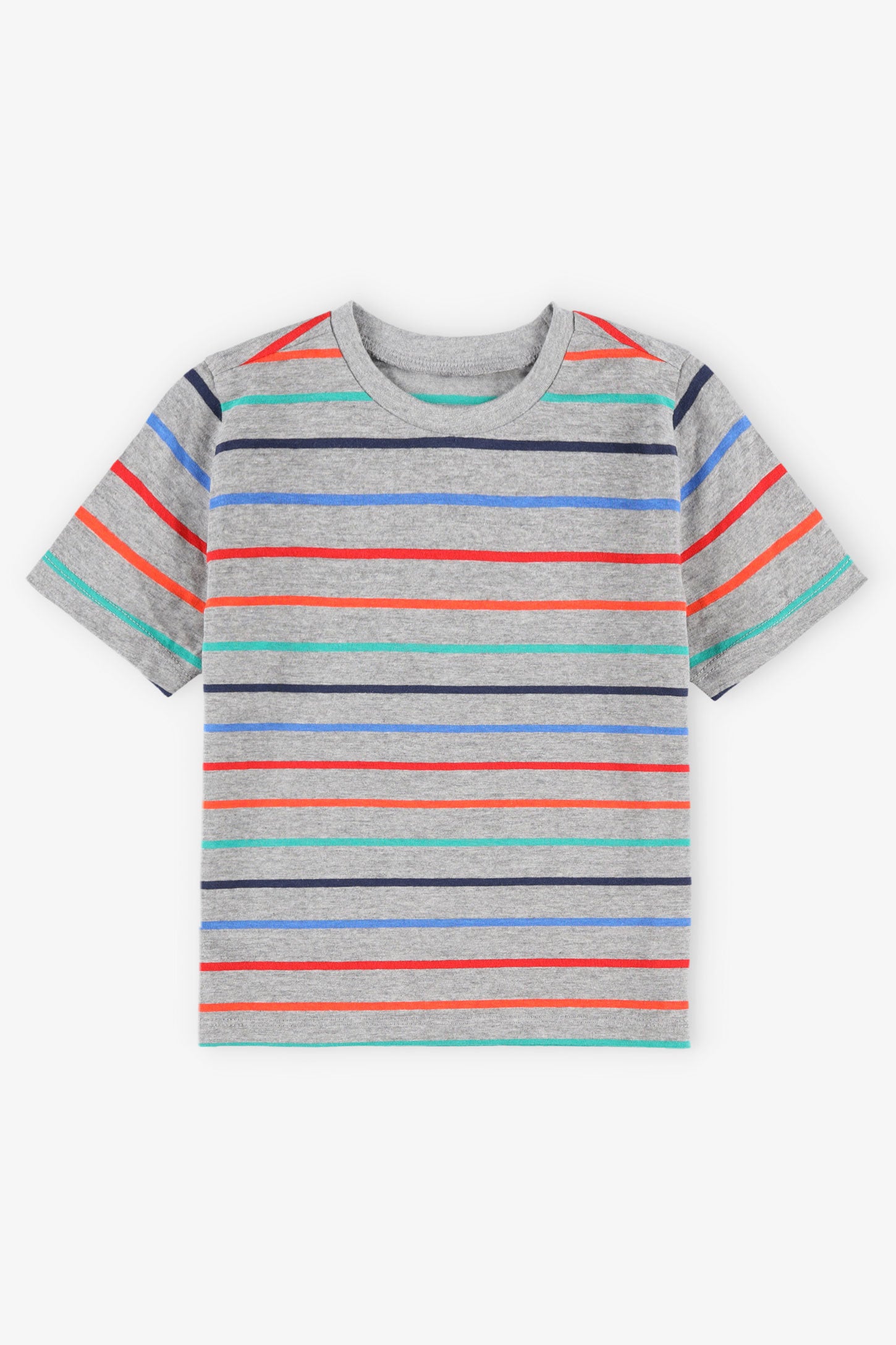 Duos futés, T-shirt imprimé en coton, 2/20$ - Enfant garçon && GRIS MULTI