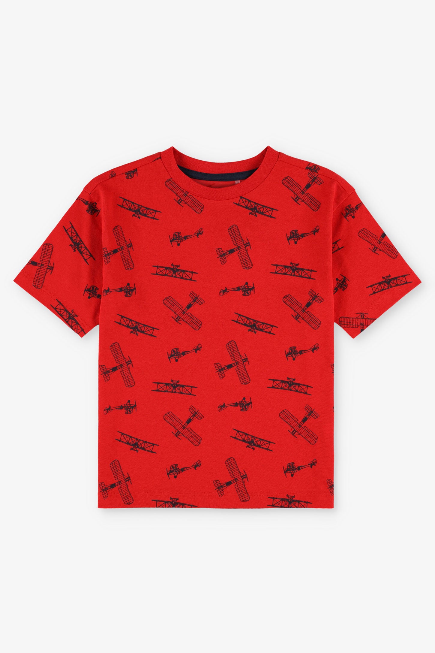 Duos futés, T-shirt imprimé en coton, 2/20$ - Enfant garçon && ROUGE/MULTI