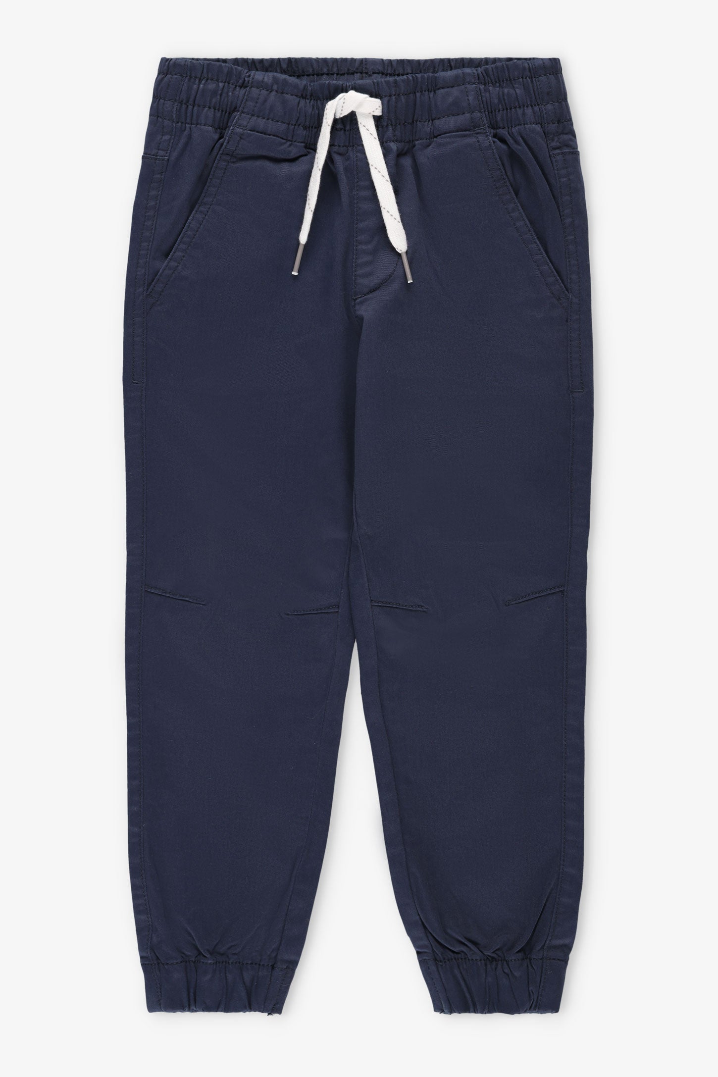 Duos futés, Pantalon jogger en twill, 2/40$ - Enfant garçon && BLEU MARINE