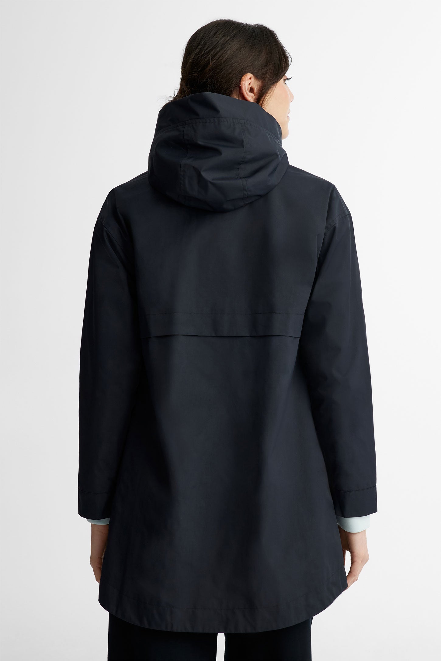 Manteau 3/4 coupe-vent résistant à l'eau - Femme && NOIR