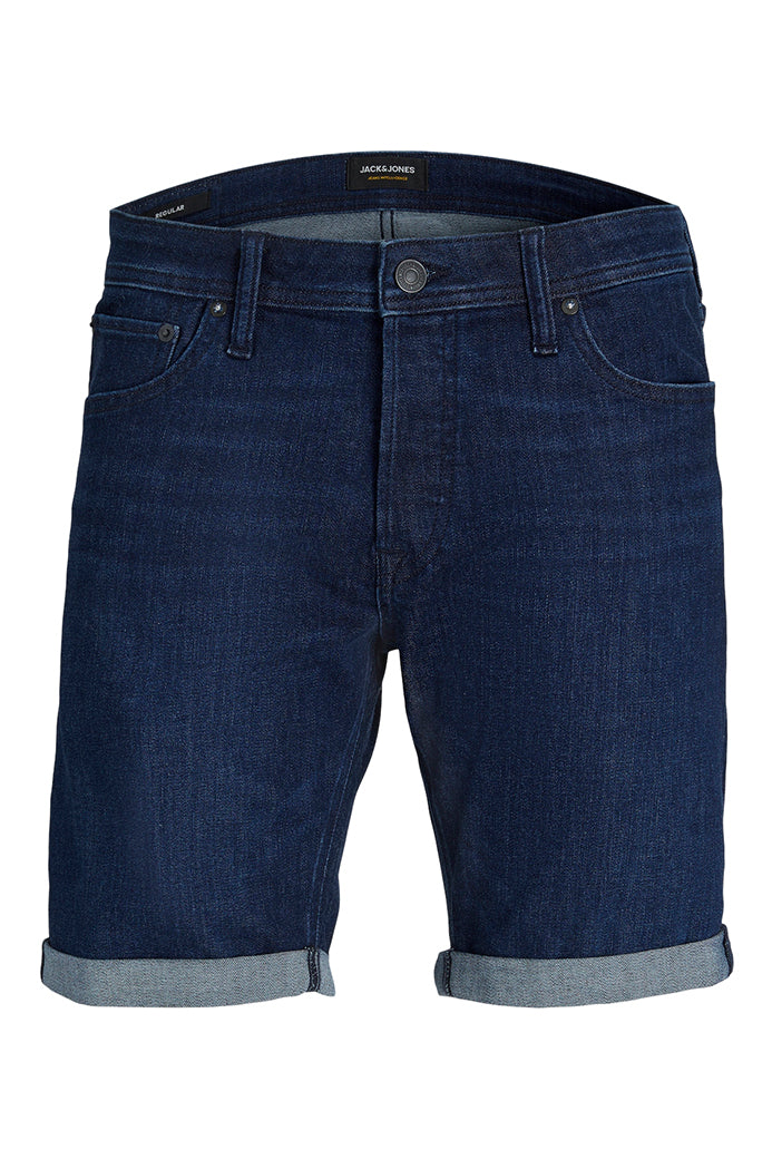 Short en jeans coton recyclé, JACK & JONES - Homme && BLEU