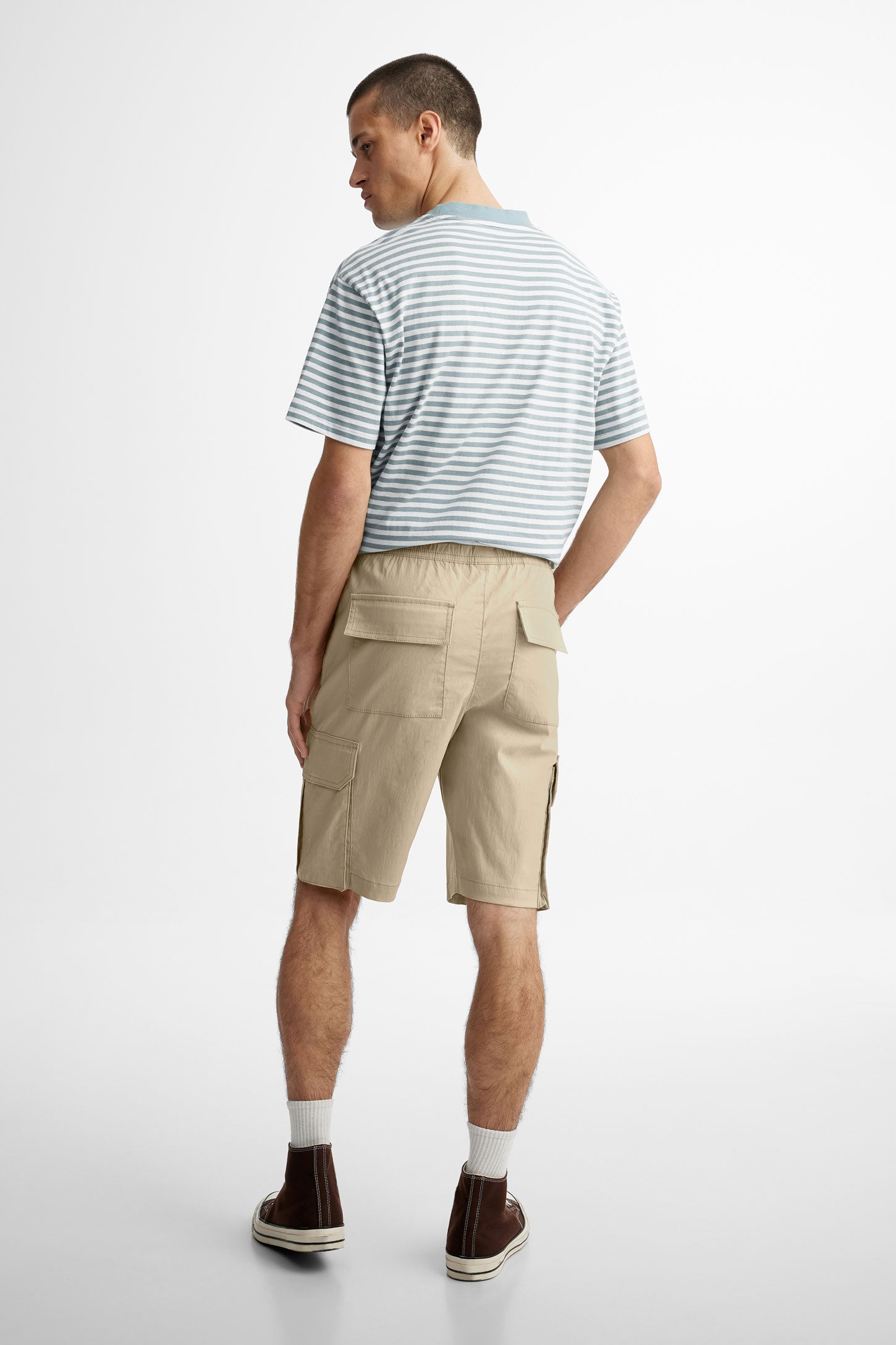 Short cargo en twill - Homme && BEIGE