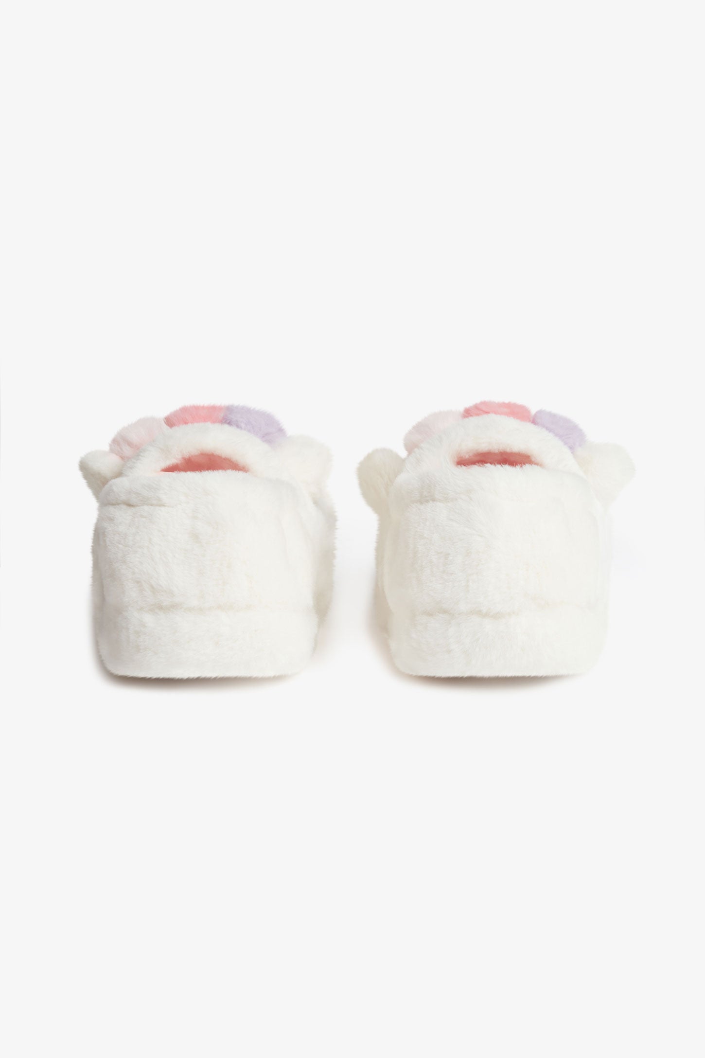 Pop prices Faux fur lama slippers Girls