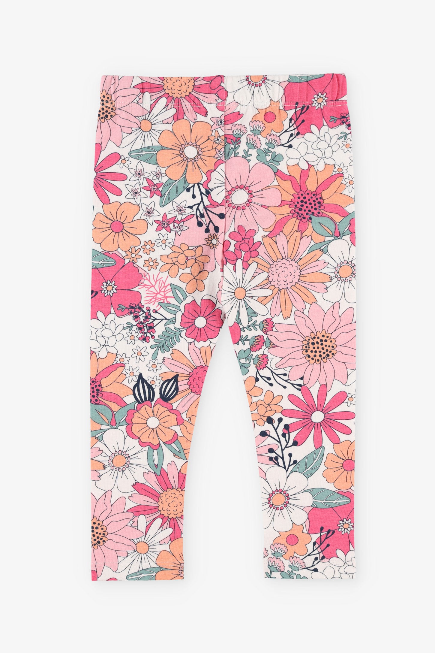 Duos futés, Legging imprimé en coton, 2/20$ - Bébé fille && BLANC MULTI