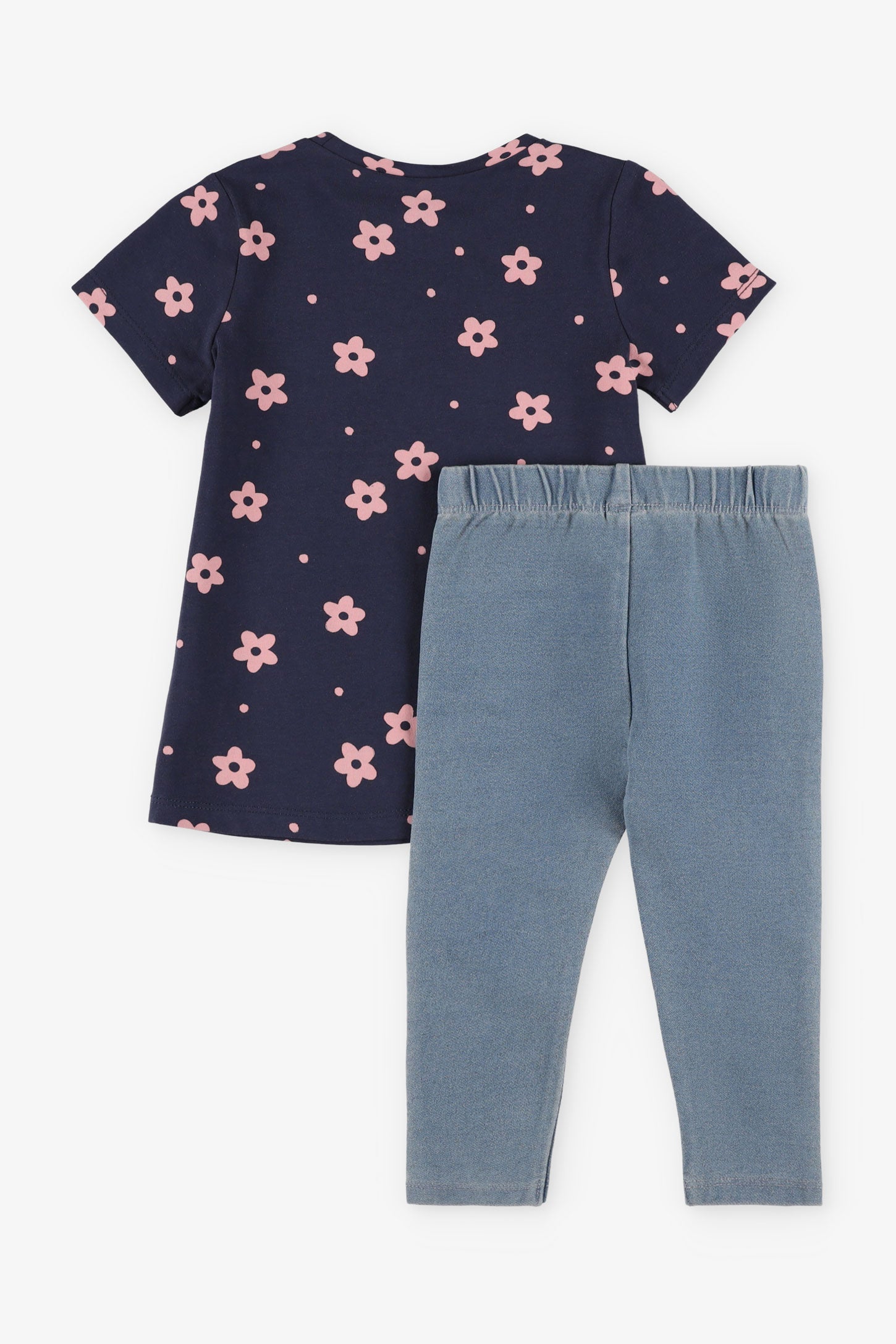 Prix pop, Ensemble t-shirt et legging - Bébé fille && MARIN/MULTI