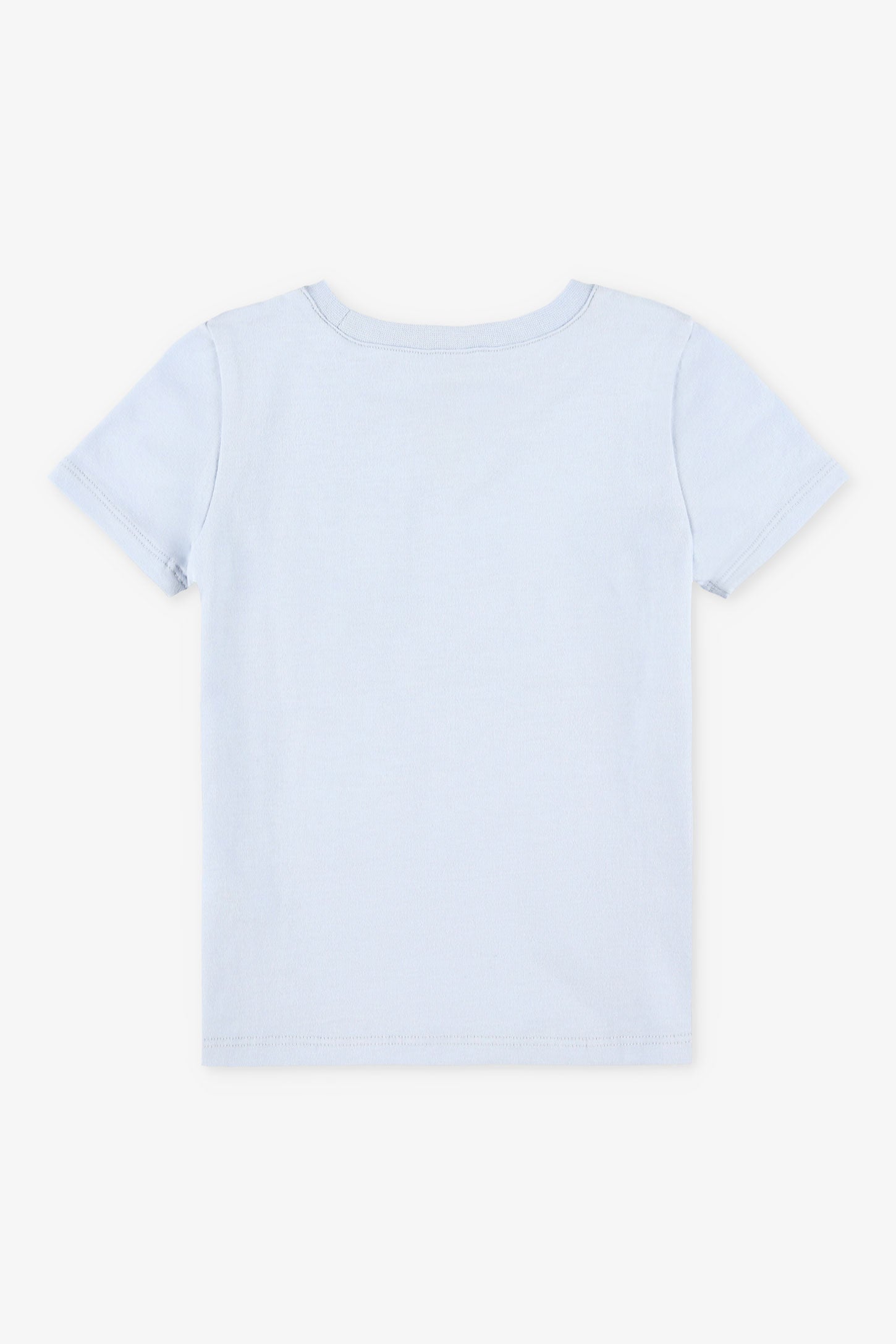 Duos futés, T-shirt à poche en coton, 2/20$ - Bébé fille && BLEU PALE