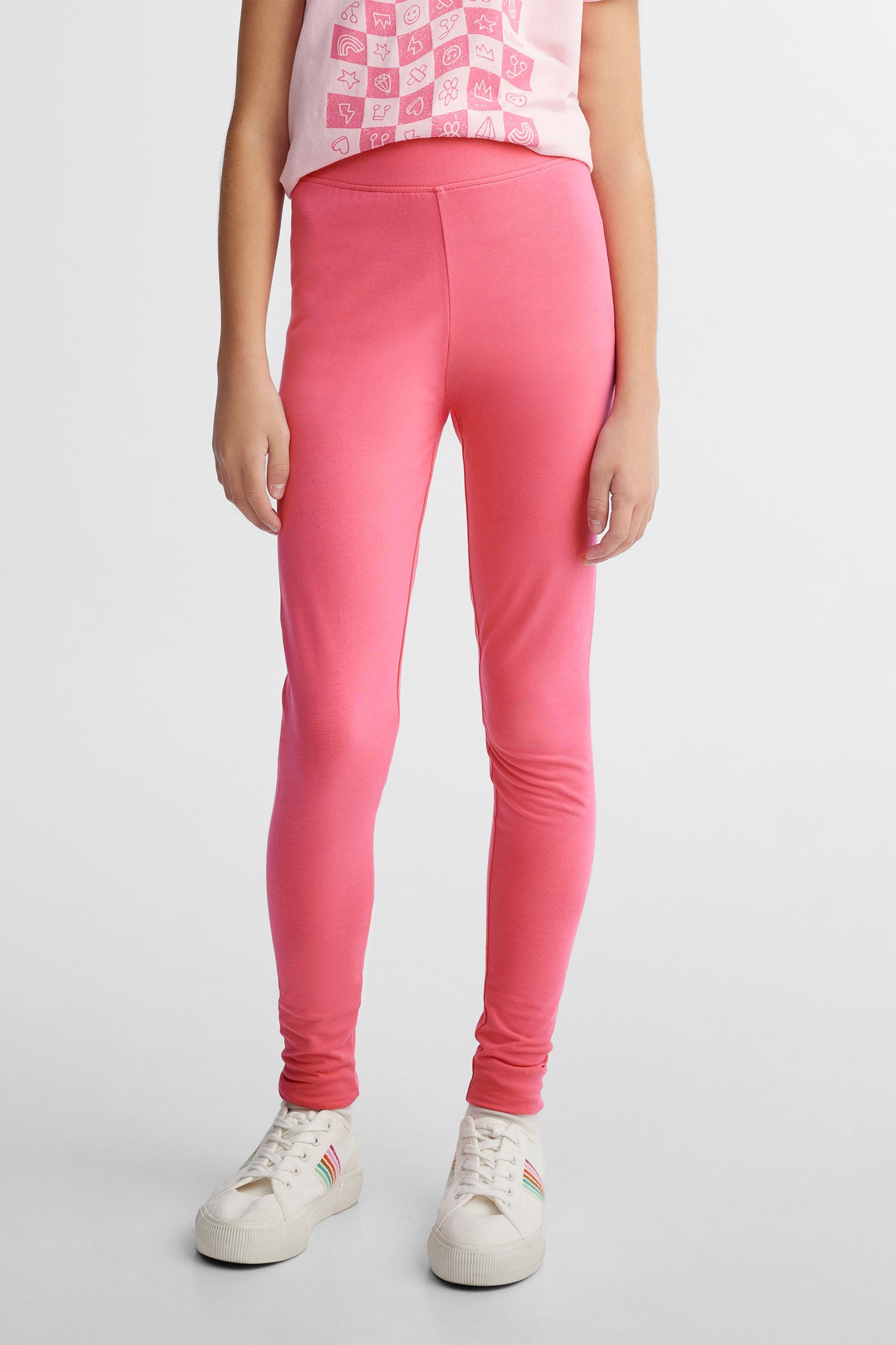Duos futés, Legging en coton, 2/25$ - Ado fille && ROSE FONCE