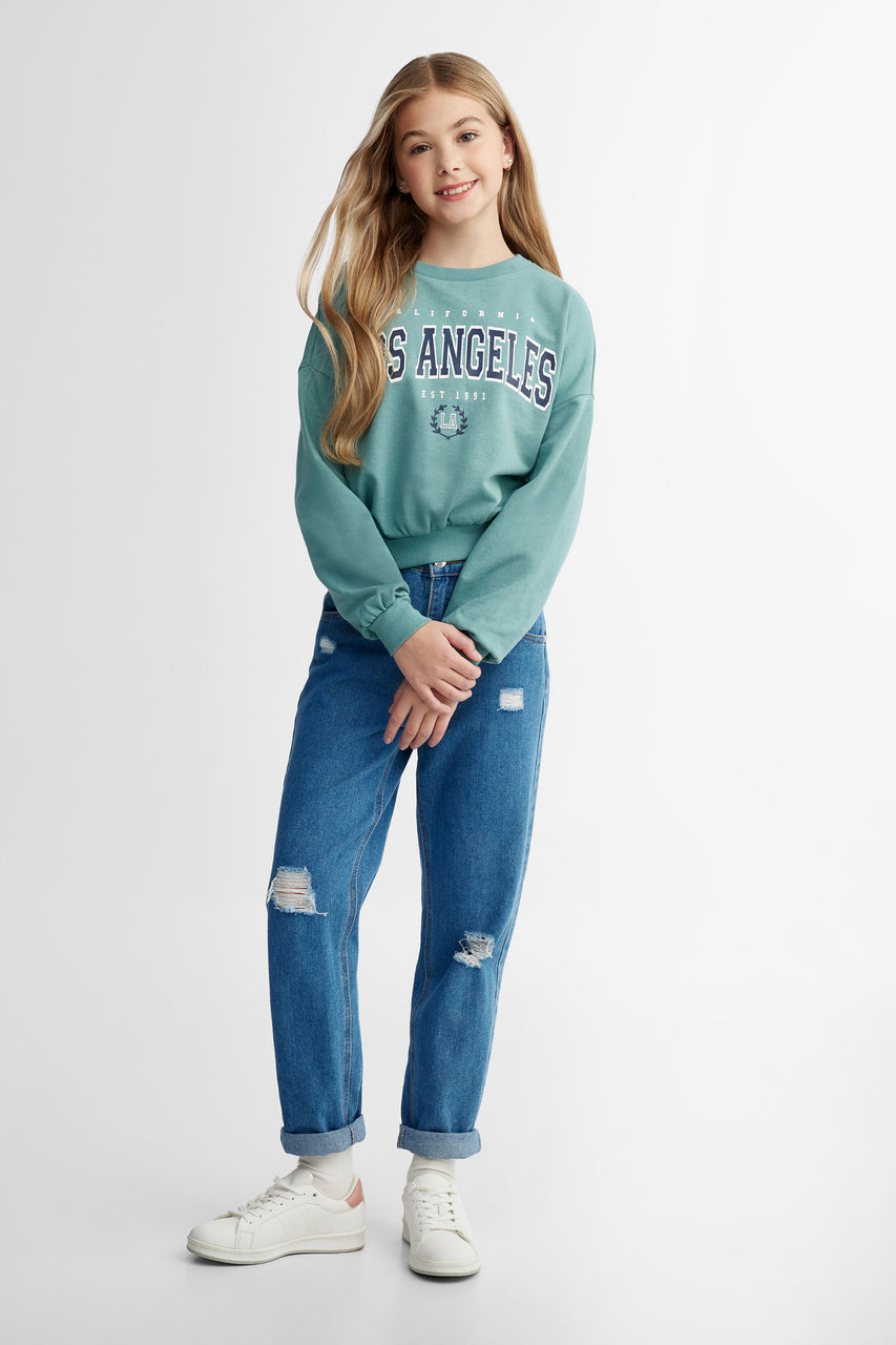 Cotton sweatshirt - Teenage girl