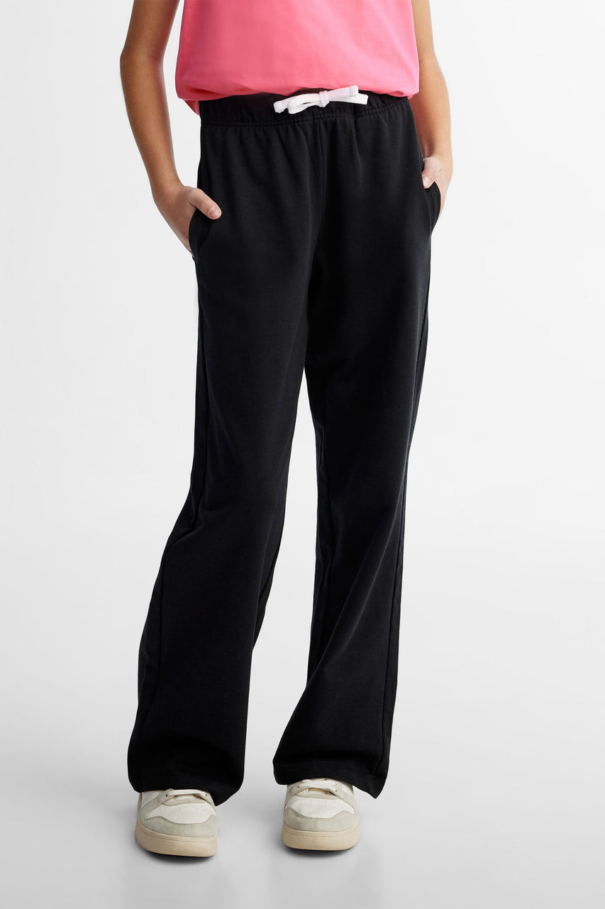 Generic Solid Elastic Waist Slip On Comfy Pants Unisex -Appel @ Best Price  Online