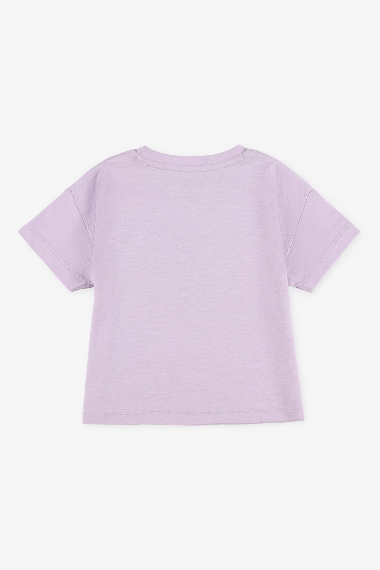 T-shirt imprimé en coton - Enfant fille && LILAS