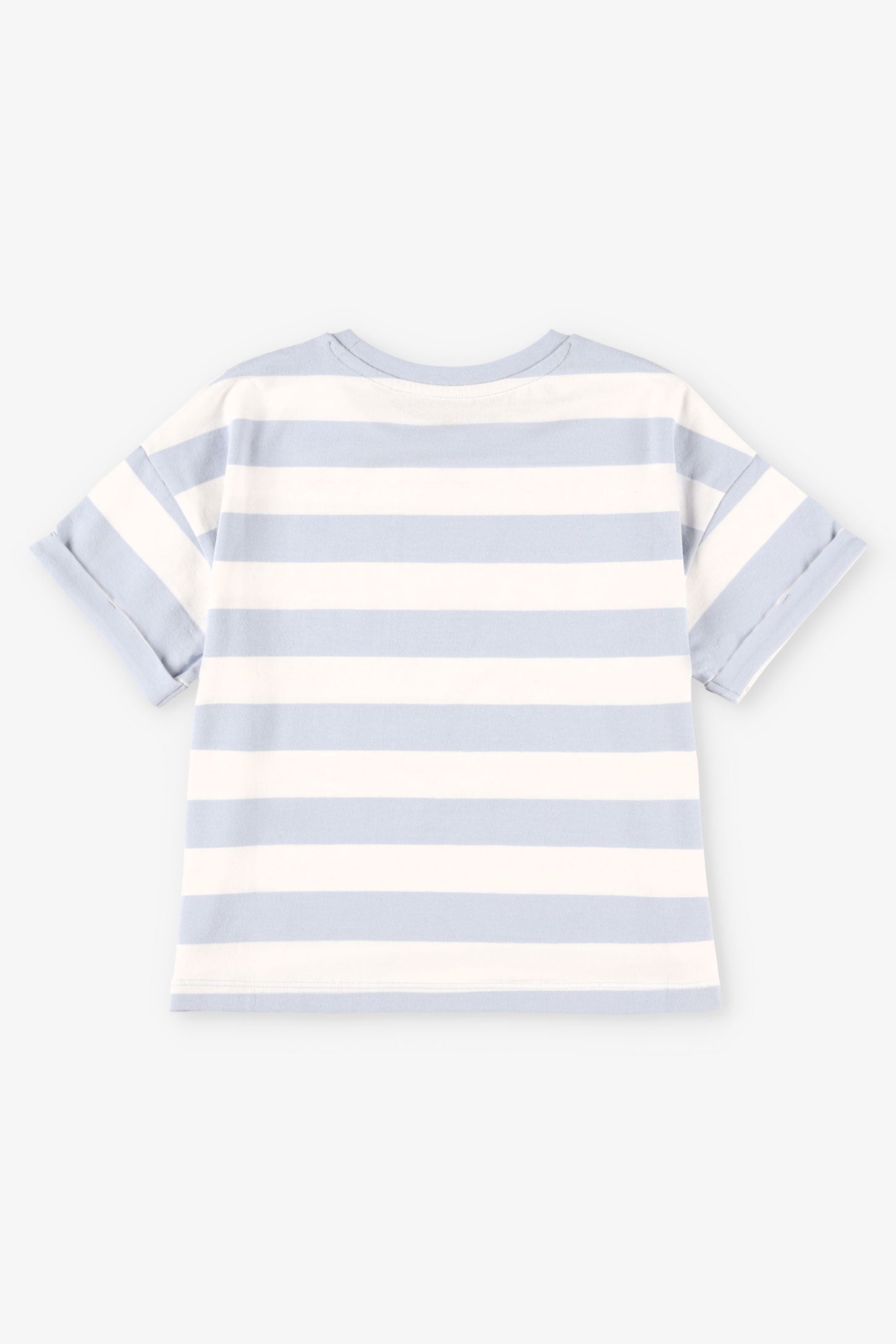 Duos futés, T-shirt surdimensionné, 2/20$ - Enfant fille && BLEU MULTI