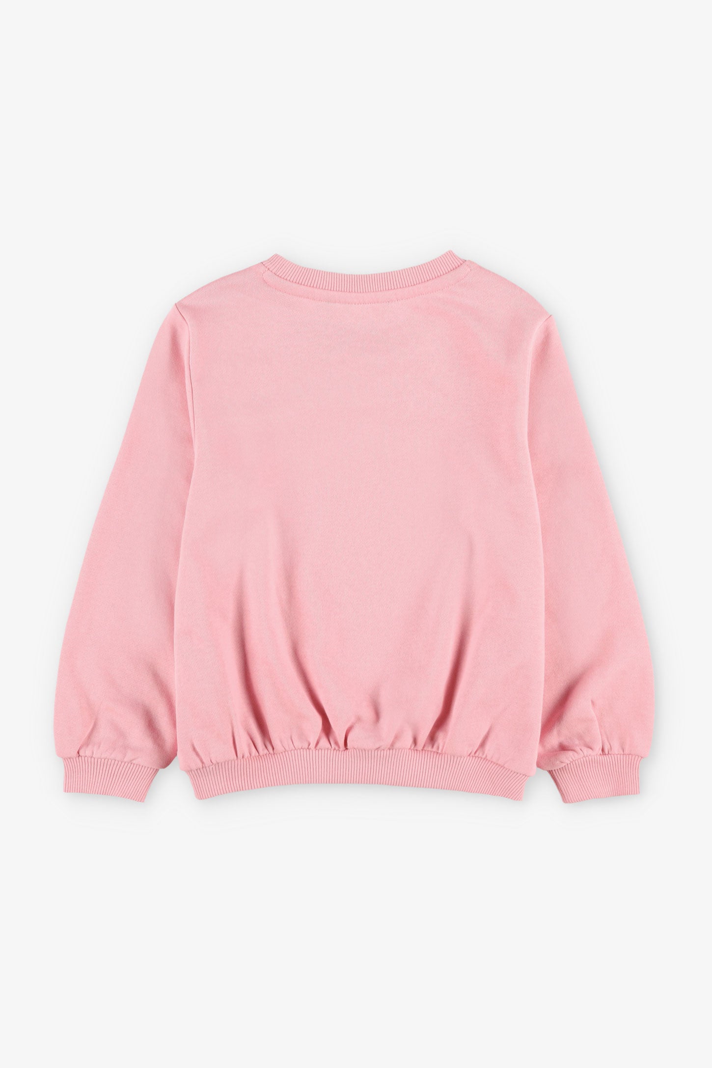 Fleece cotton crewneck Girls