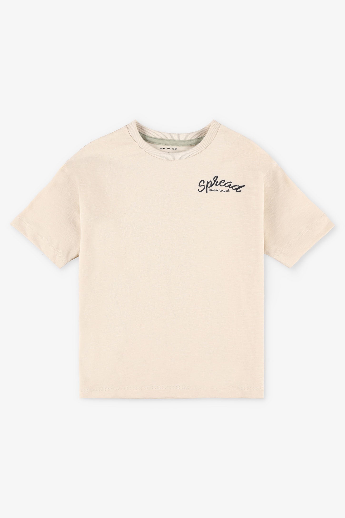 T-shirt imprimé en coton - Enfant garçon && BEIGE