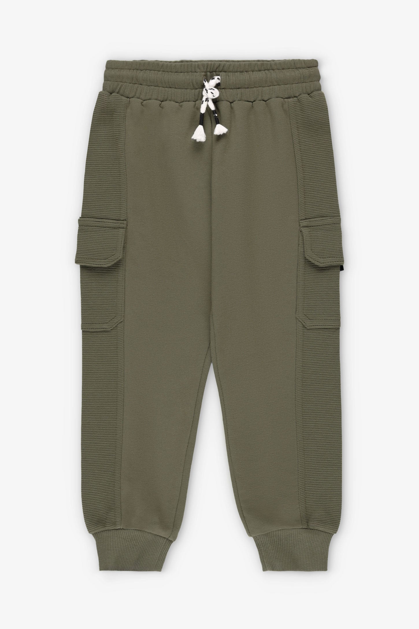 Pantalon jogger cargo - Enfant garçon && VERT