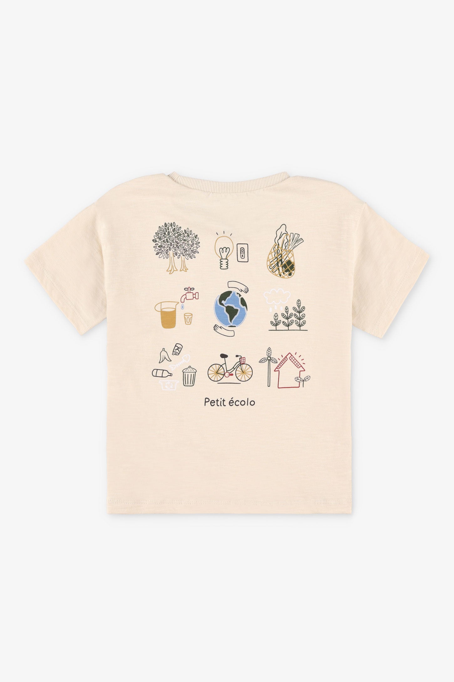 T-shirt imprimé en coton, 2T-3T - Bébé garçon && BRUN