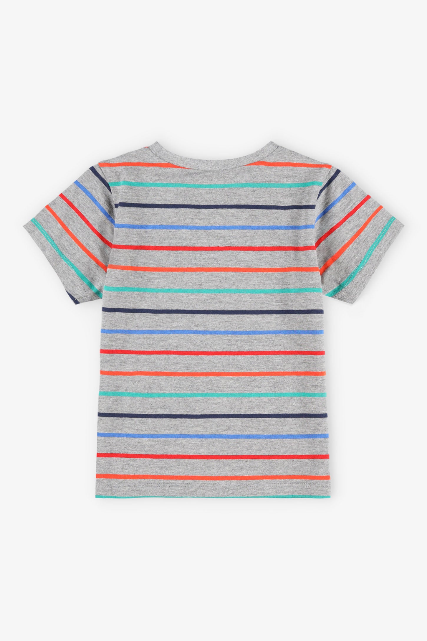 Duos futés, T-shirt imprimé en coton, 2/20$ - Bébé garçon && GRIS MULTI