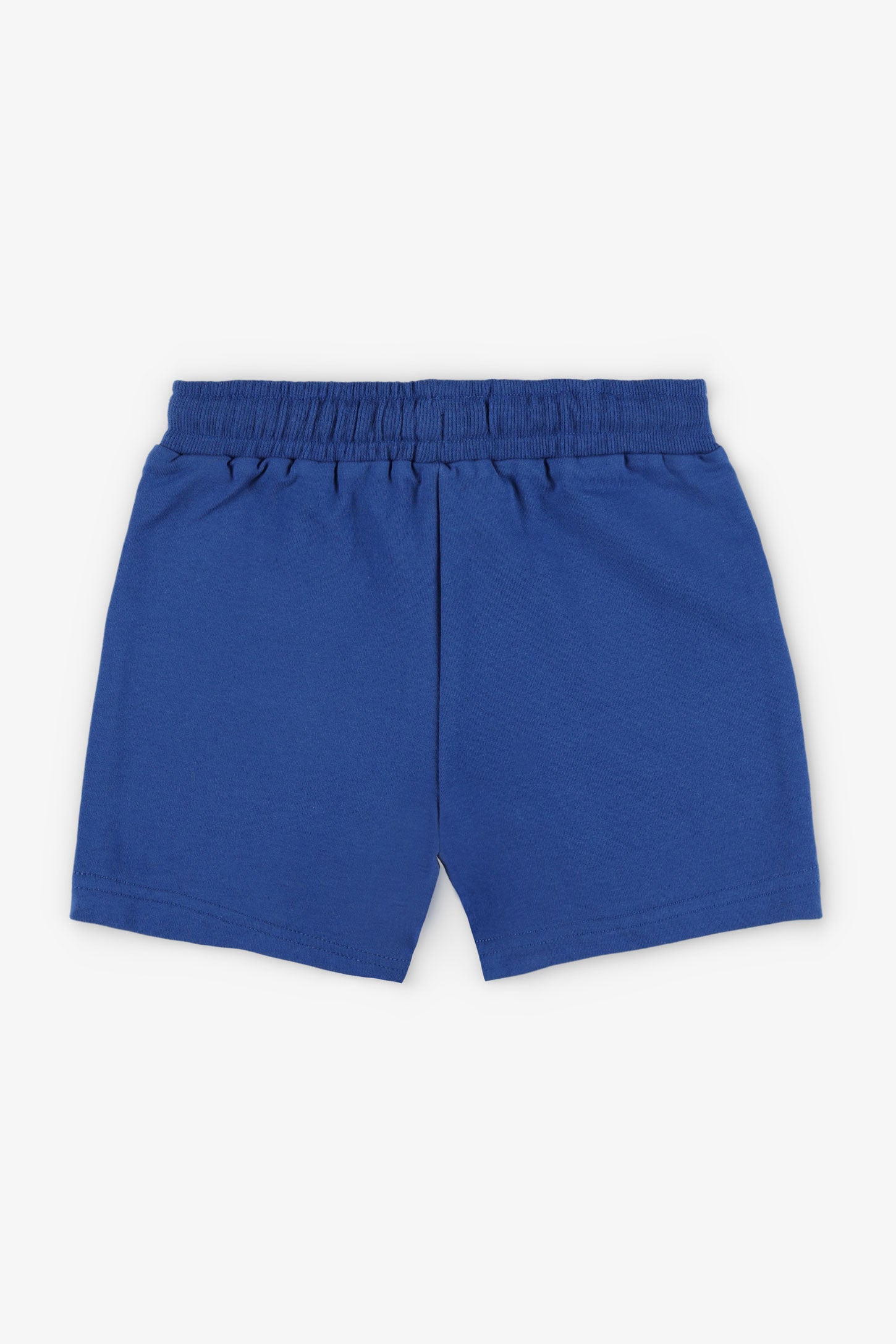 Short taille élastique coton français, 2T-3T - Bébé garçon && BLEU