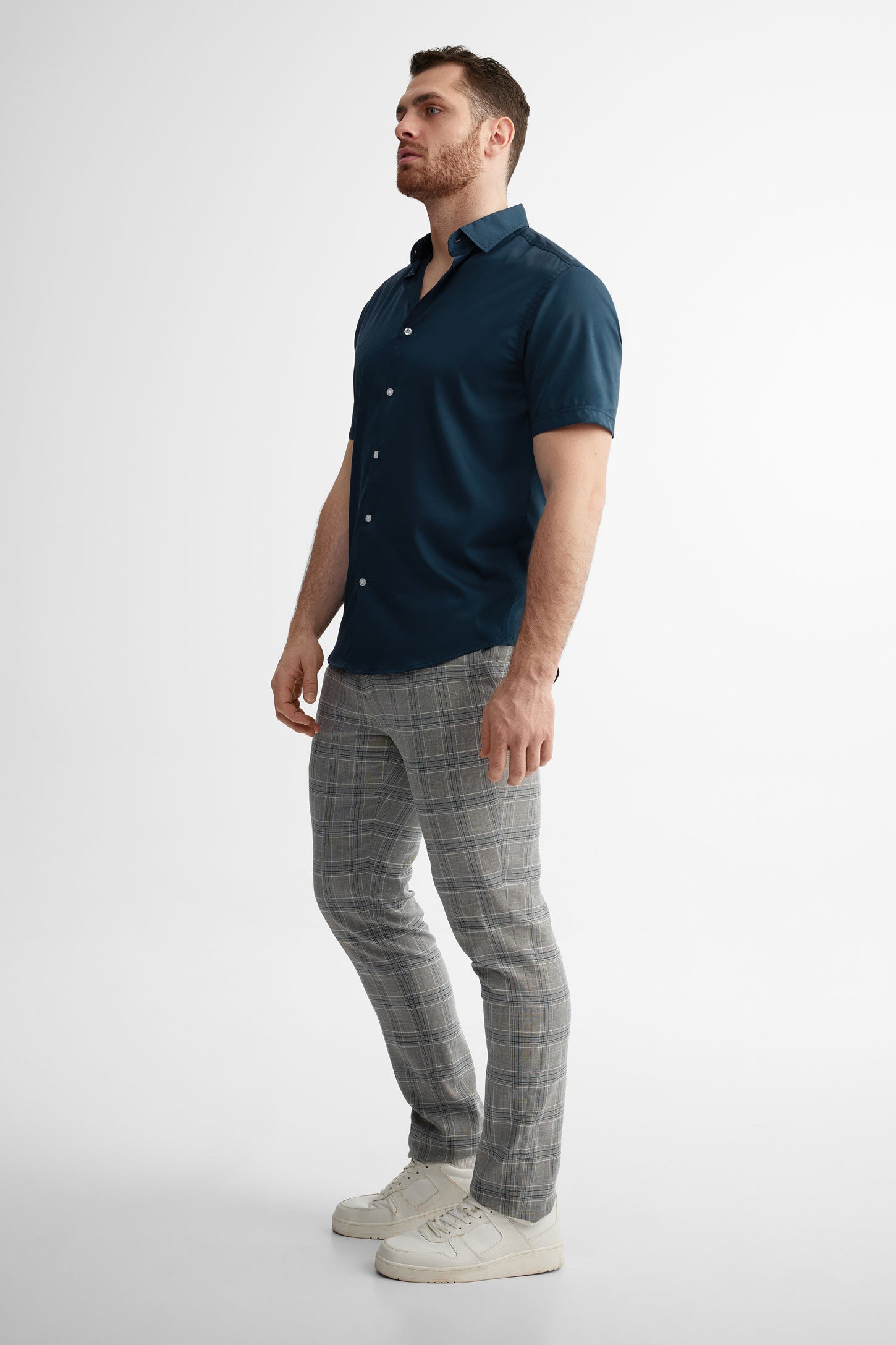 Chemise de randonnée à manches courtes Essentials en vetiver | Vêtements techniques