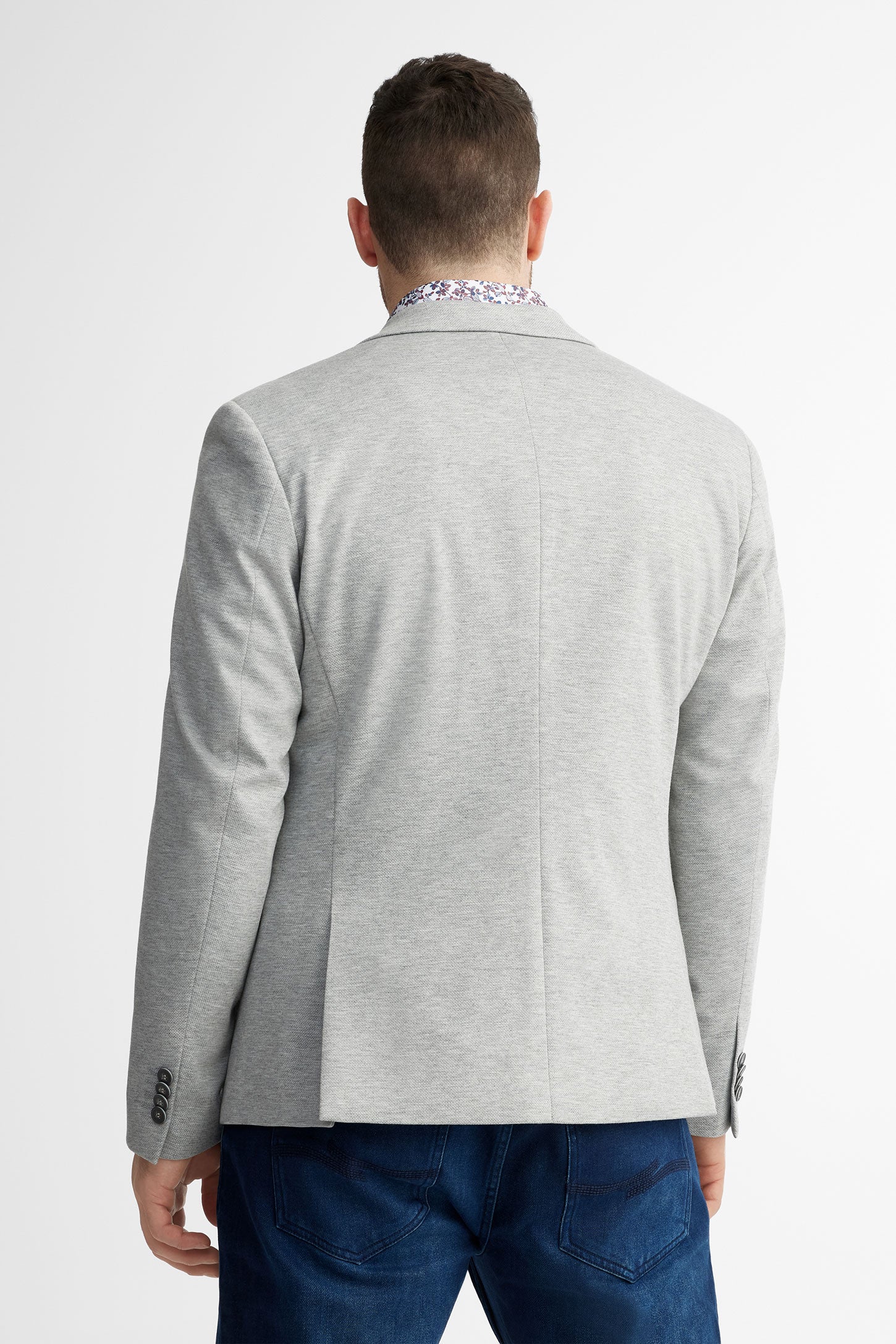 Veston sport coupe ajustée - Homme && GRIS