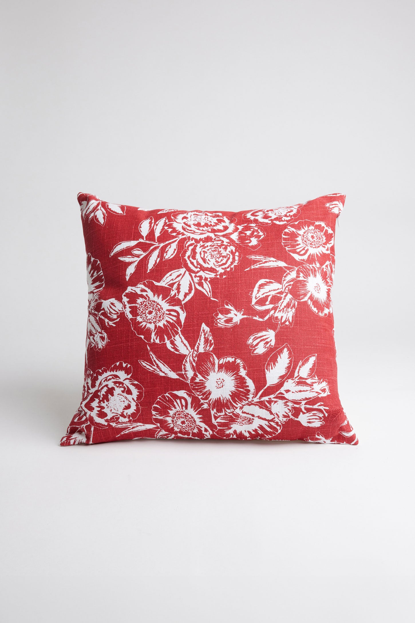 Coussin imprimé floral, 18 x 18'' - Maison && ROUGE