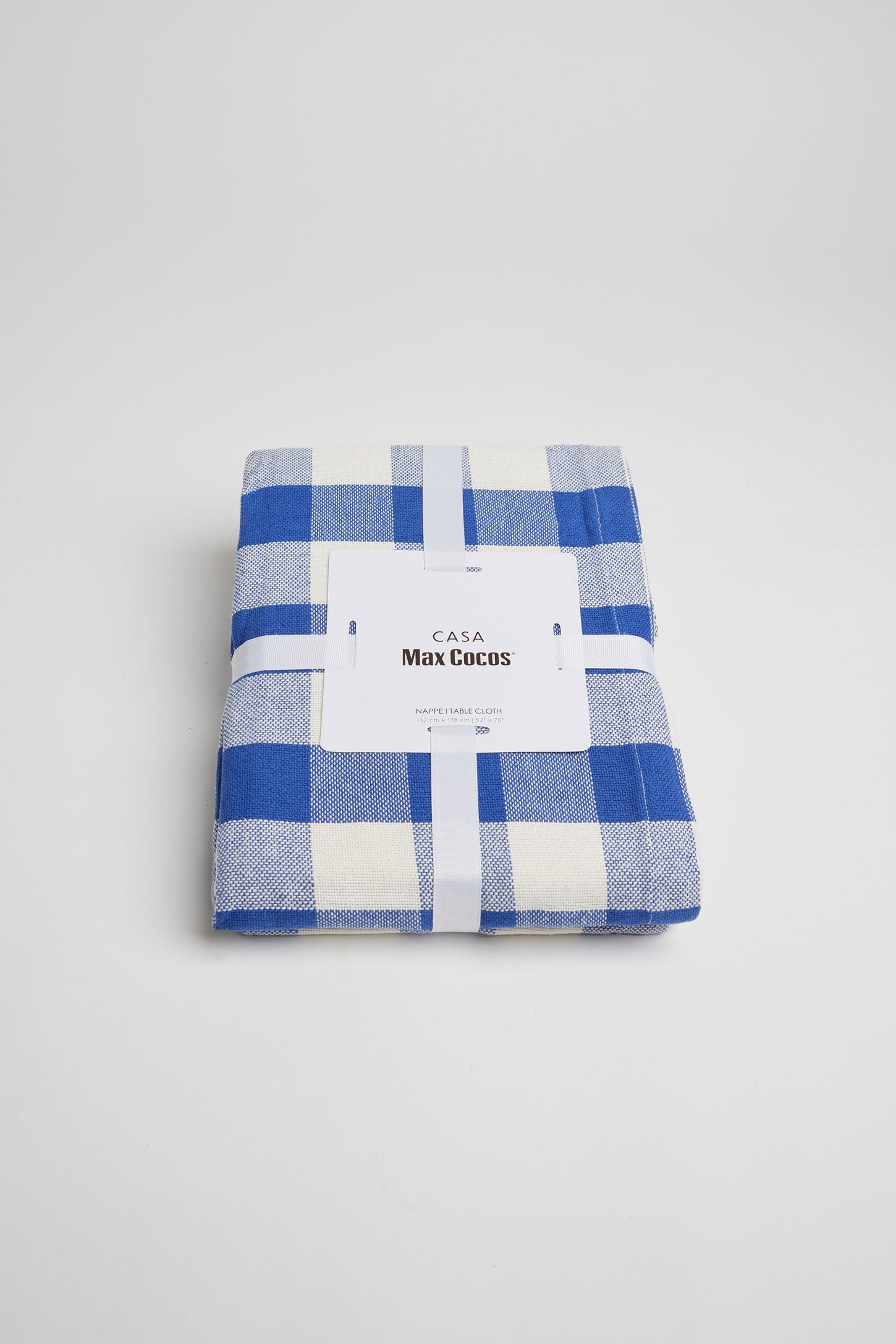 Nappe à carreaux 52 x 70'' - Maison && BLEU