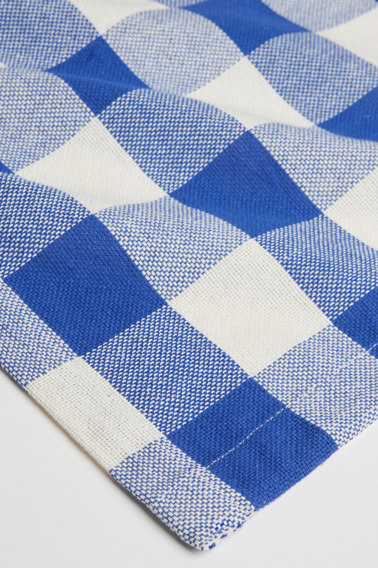 Nappe à carreaux 52 x 70'' - Maison && BLEU