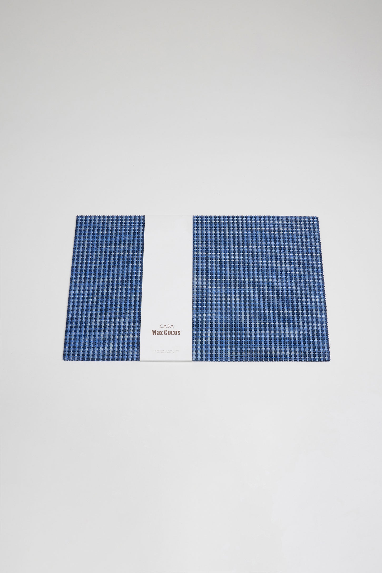 Paquet de 4 napperons tissés en PVC, 12 x 18'' - Maison && INDIGO