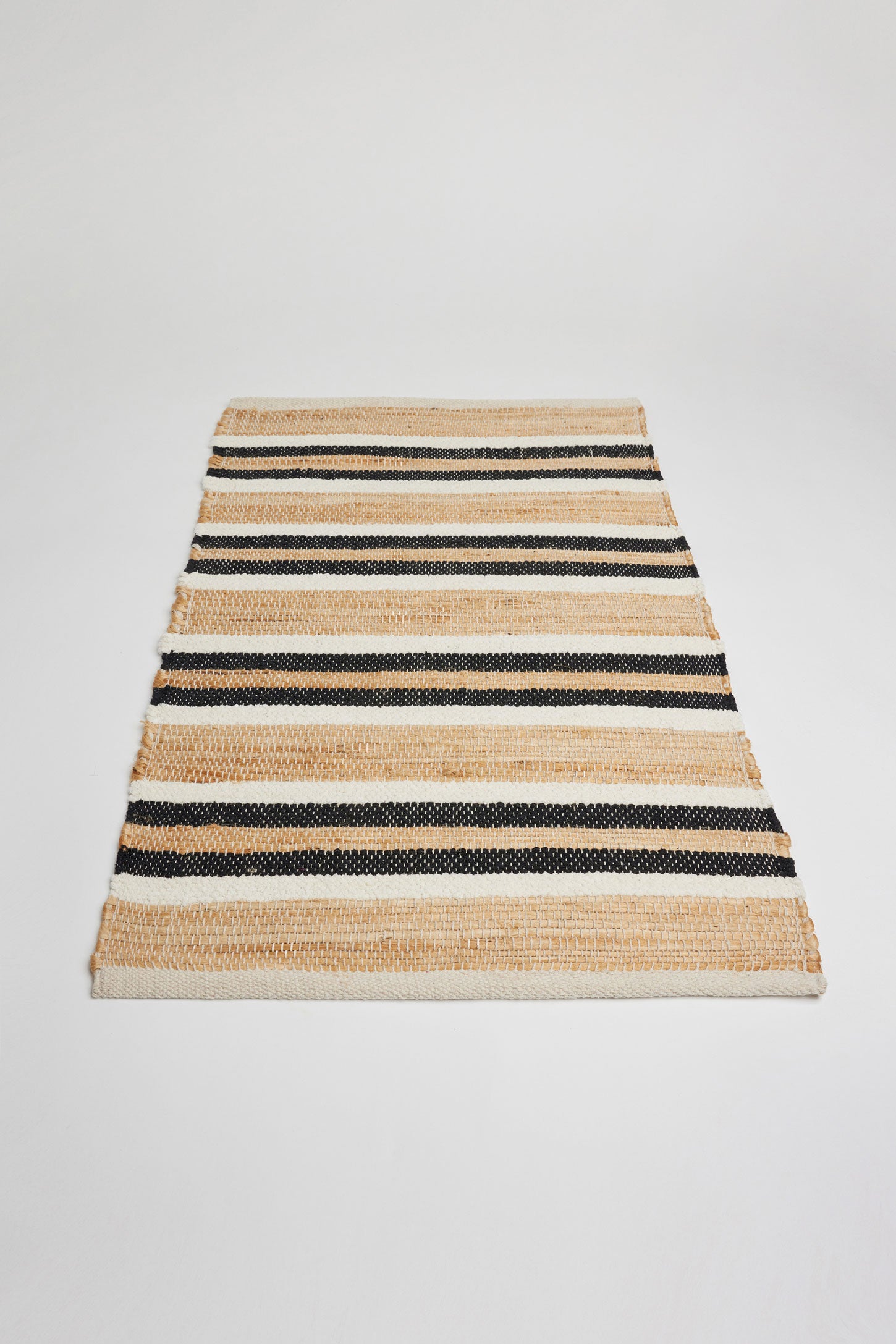 Tapis jute et coton, 20 x 32'' - Maison && RAYE MULTI