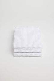 Paquet de 3 linges à vaisselle gaufrés - Maison && BLANC