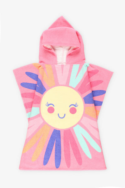 Serviette De Bain Licorne à Capuche Pour Fille - Coton épais, Rose, 1-5 Ans, Piscine Ou Bain