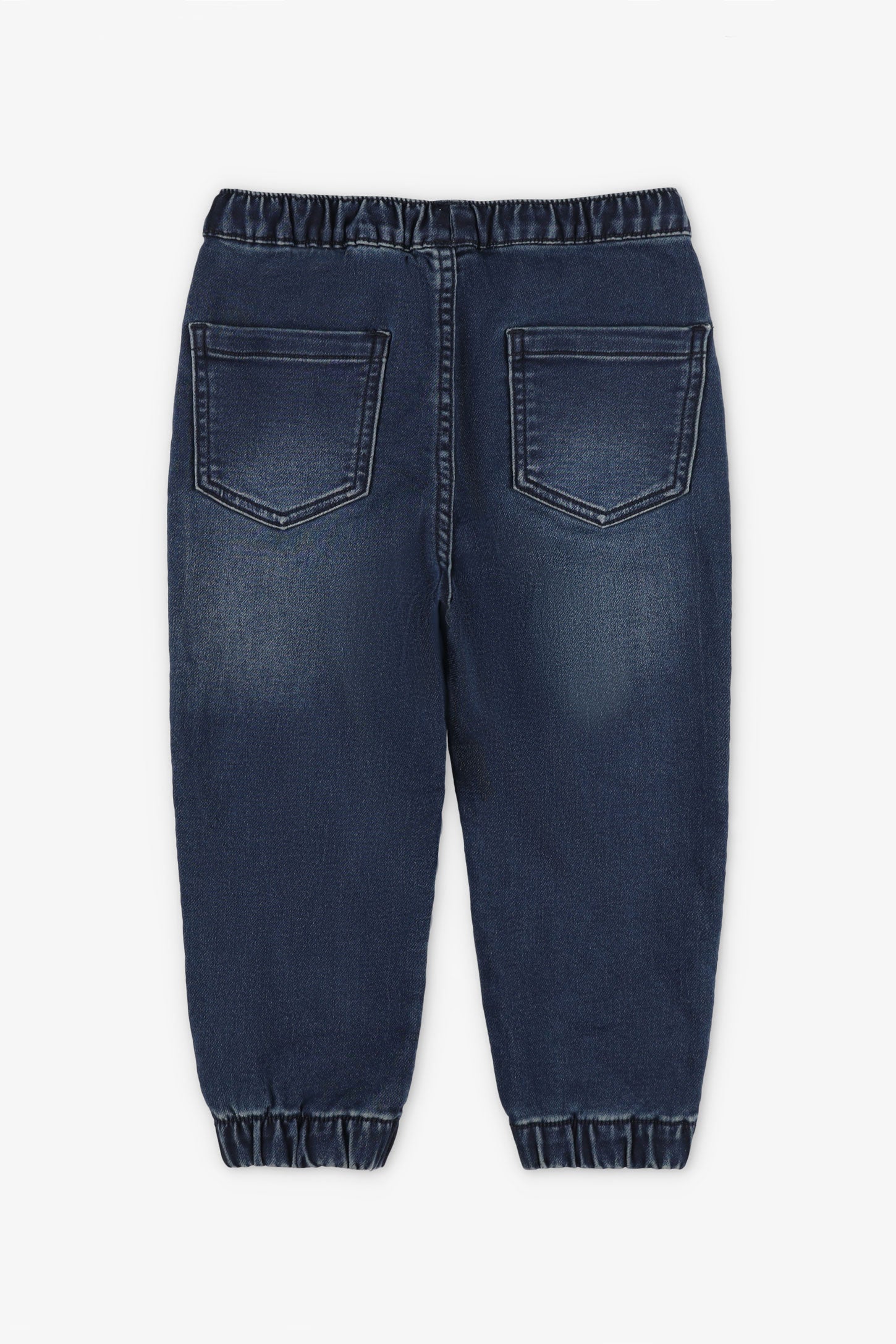 Pantalon jogger en denim 2T-3T – Bébé garçon
 && BLEU FONCÉ