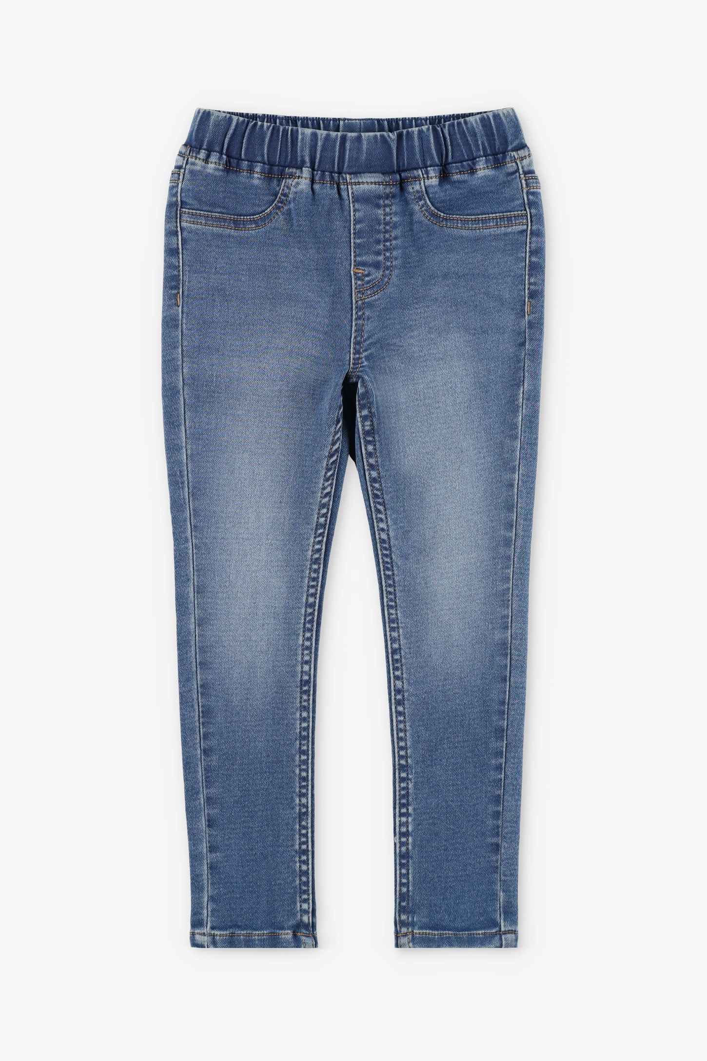 Jegging à enfiler – Enfant fille
 && BLEU MOYEN