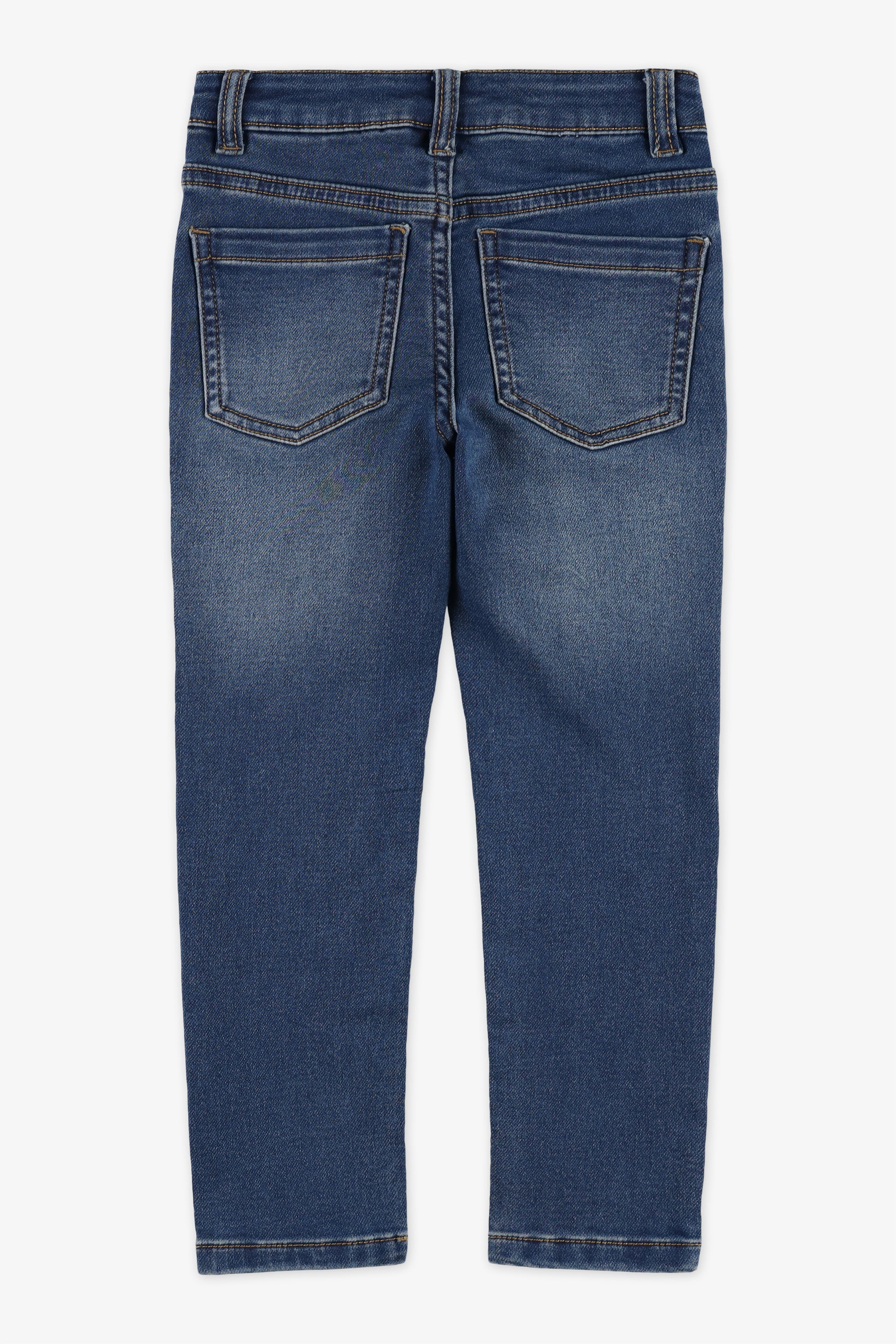 Jeans skinny 5 poches sans fermeture - Ado fille && BLEU MOYEN