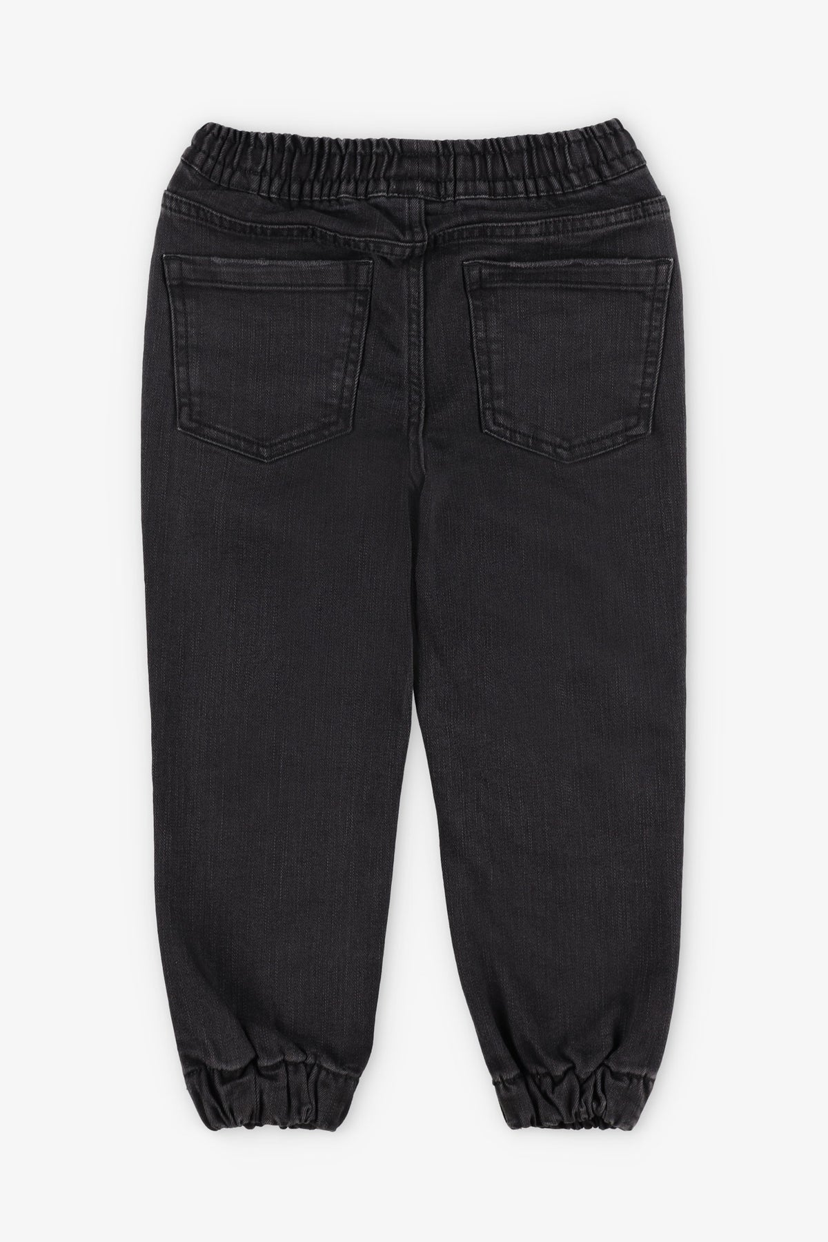 Pantalon jogger en denim – Enfant garçon && NOIR