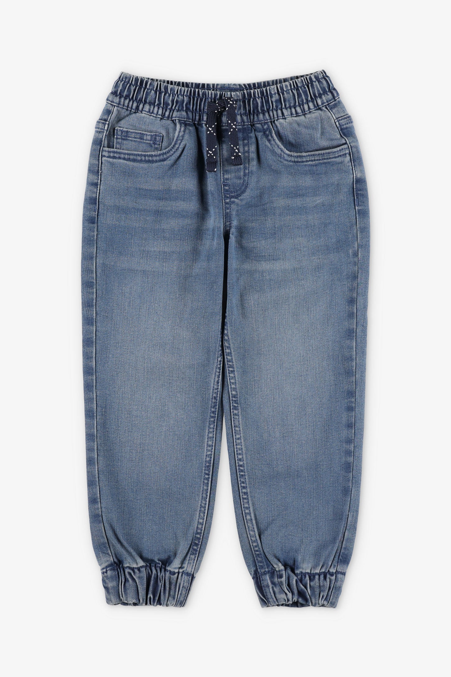 Pantalon jogger en denim – Enfant garçon
 && BLEU MOYEN